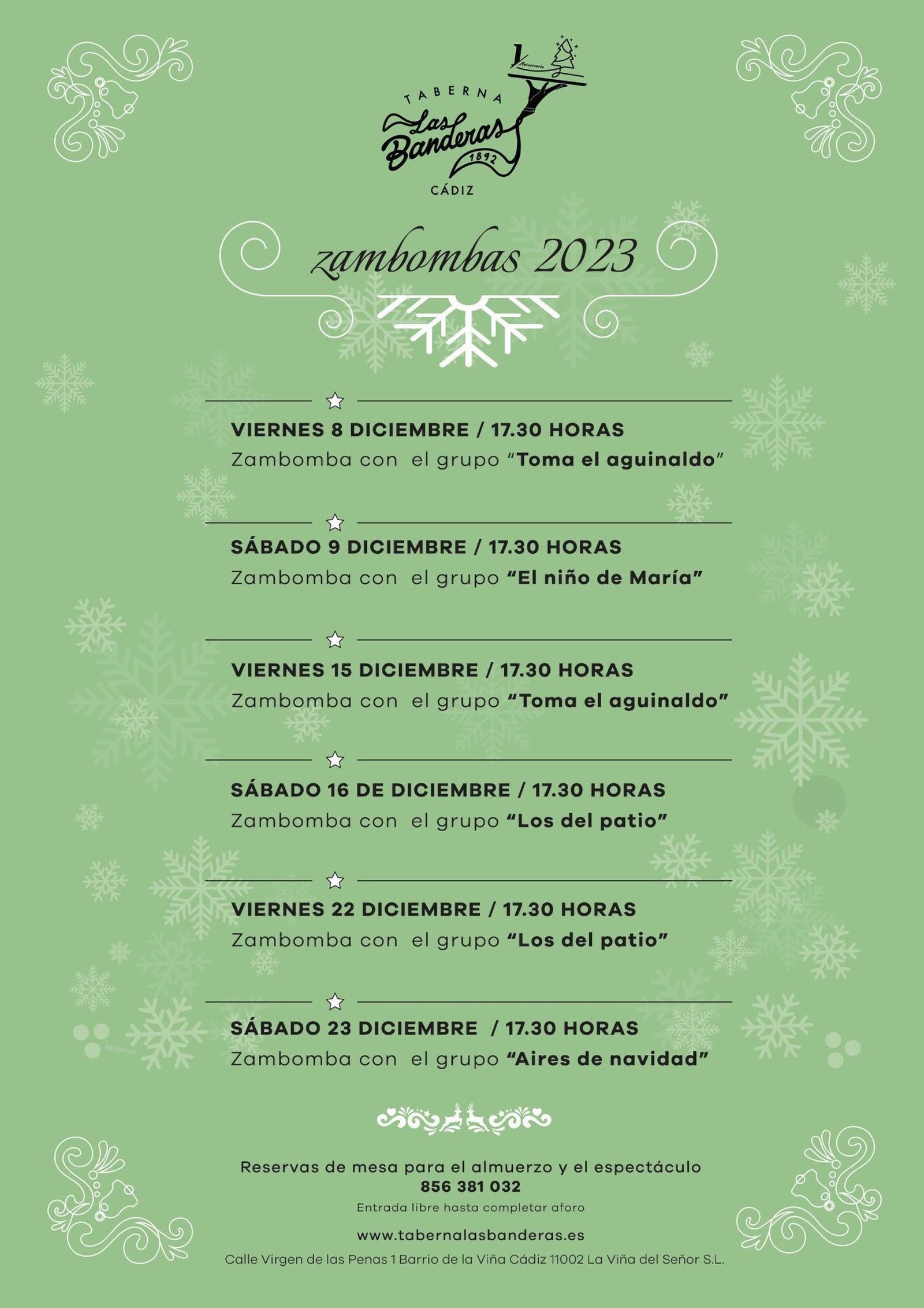 Zambombas en Las Banderas