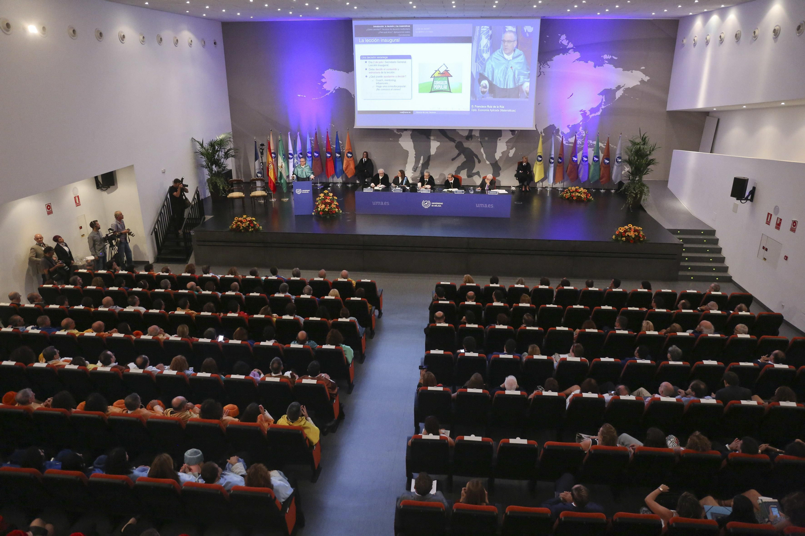 Inauguración del curso académico de la Universidad de Málaga 2018/19