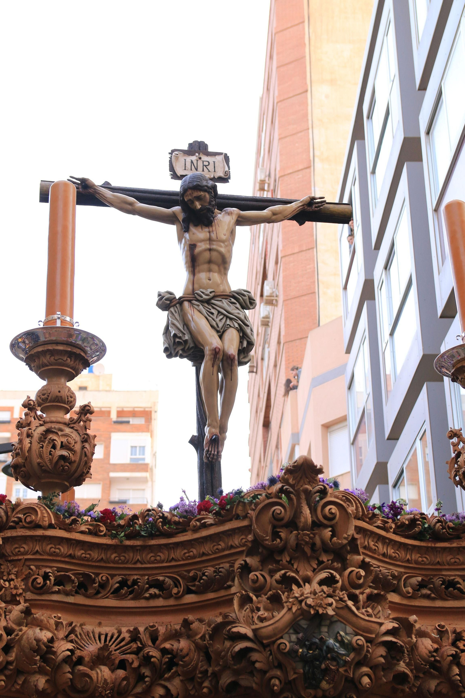 La procesión de Las Angustias, en imágenes