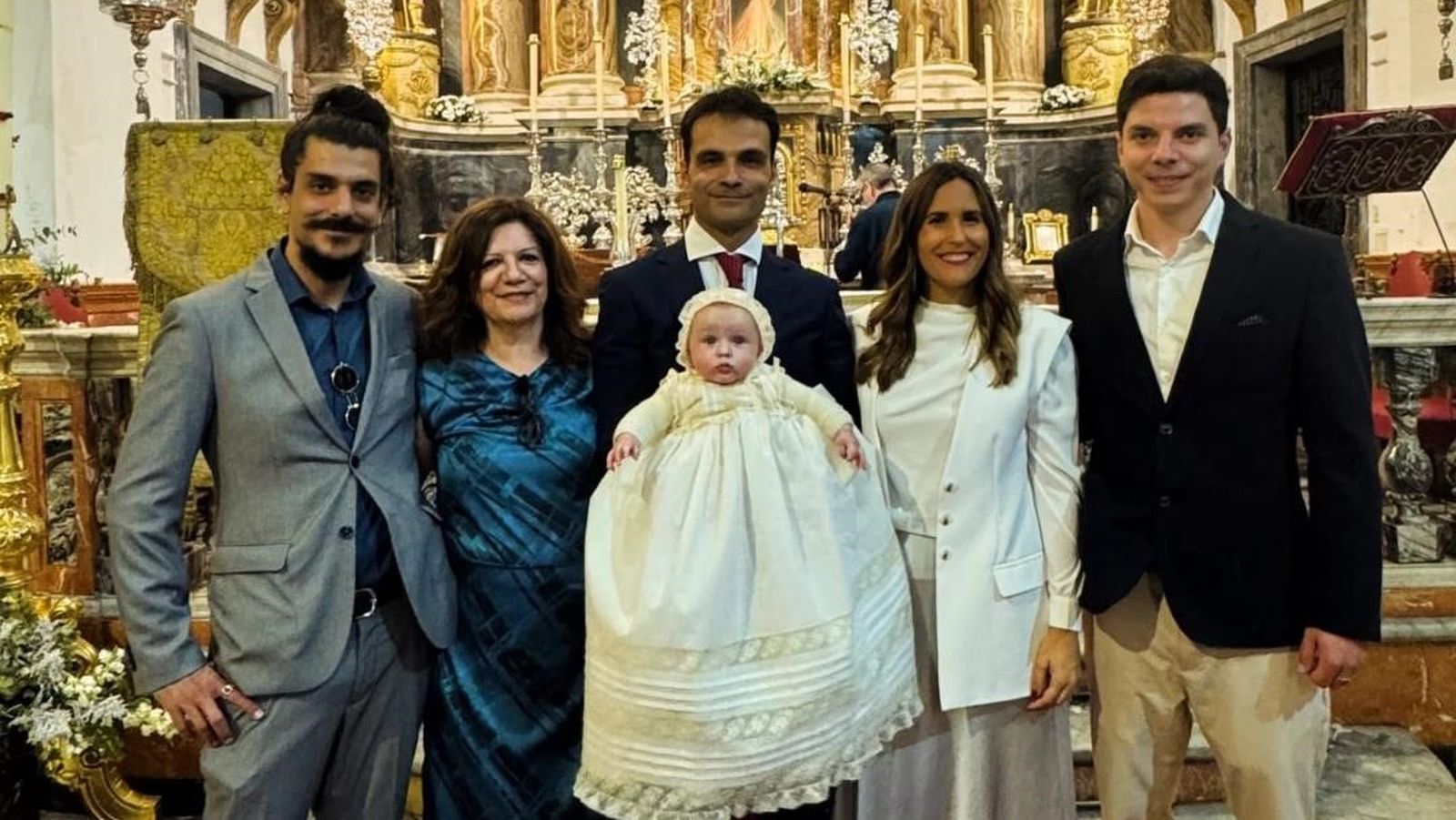 Carlos Martín, Lourdes Blanco, Daniel Martín, Fabiola Bresca y Javier Martín.
