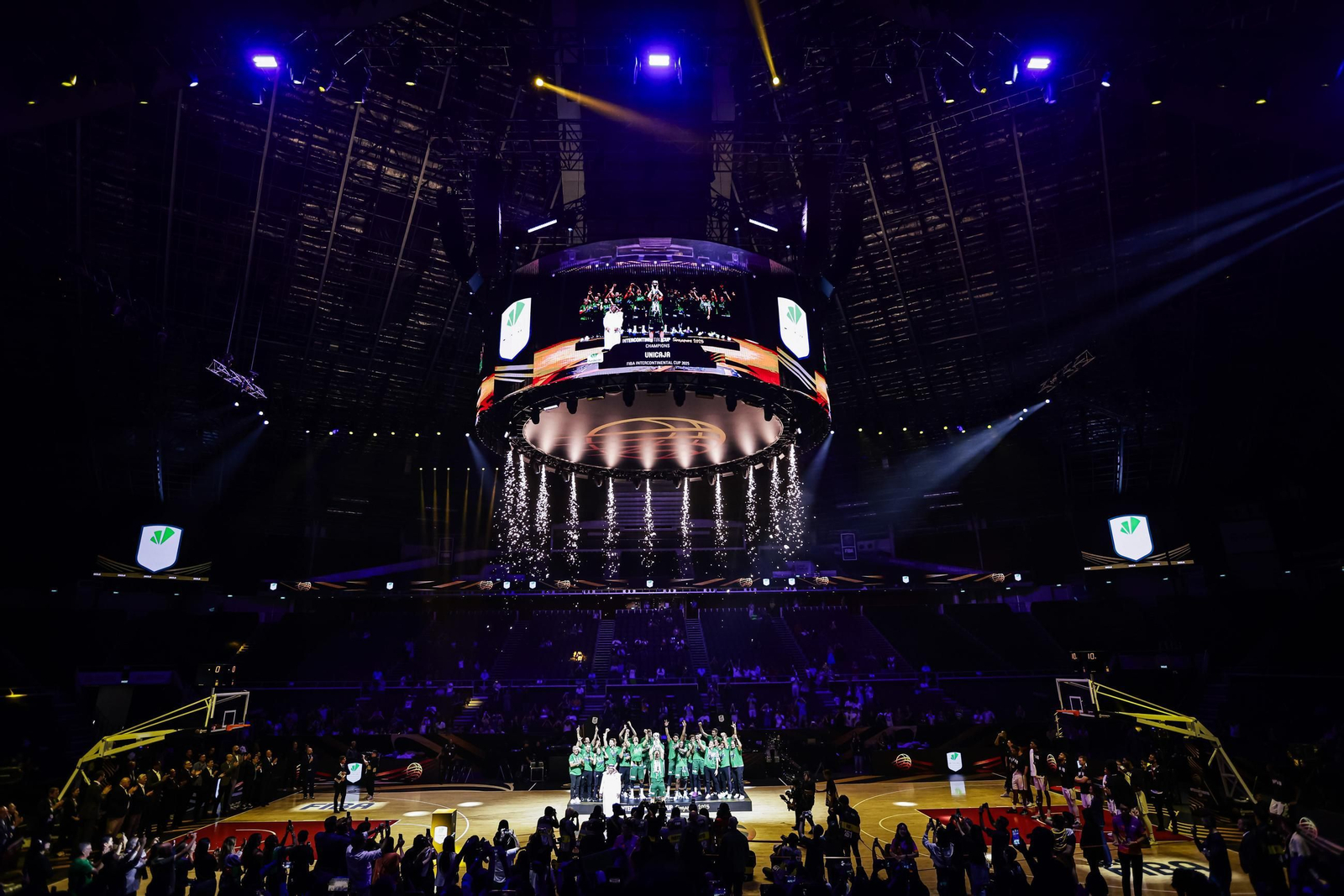 Unicaja-NBA G League United, final de la Copa Intercontinental, en fotos