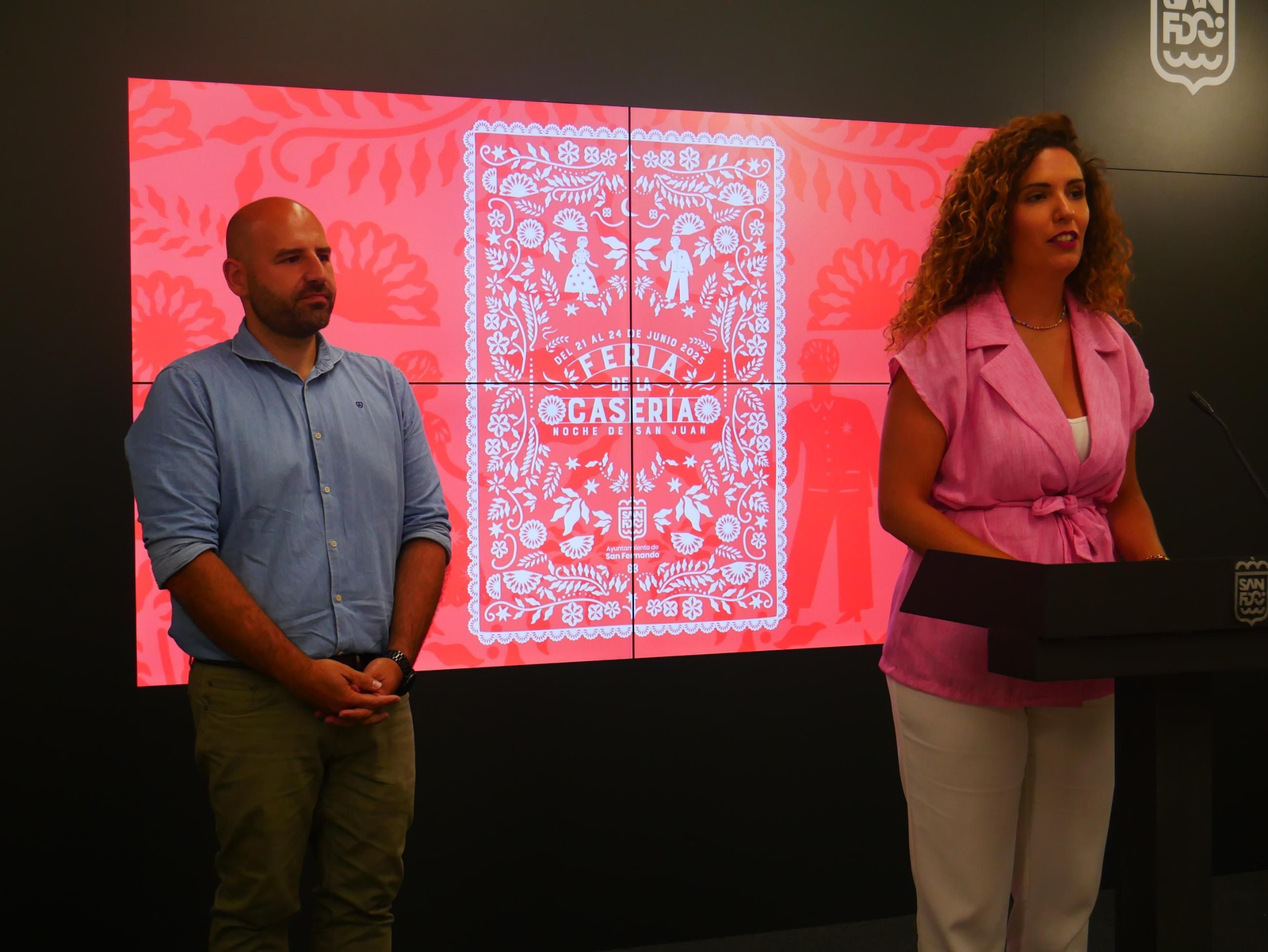 León y Fernández, dando detalle de la próxima edición de la feria. León y Fernández, dando detalle de la próxima edición de la feria.