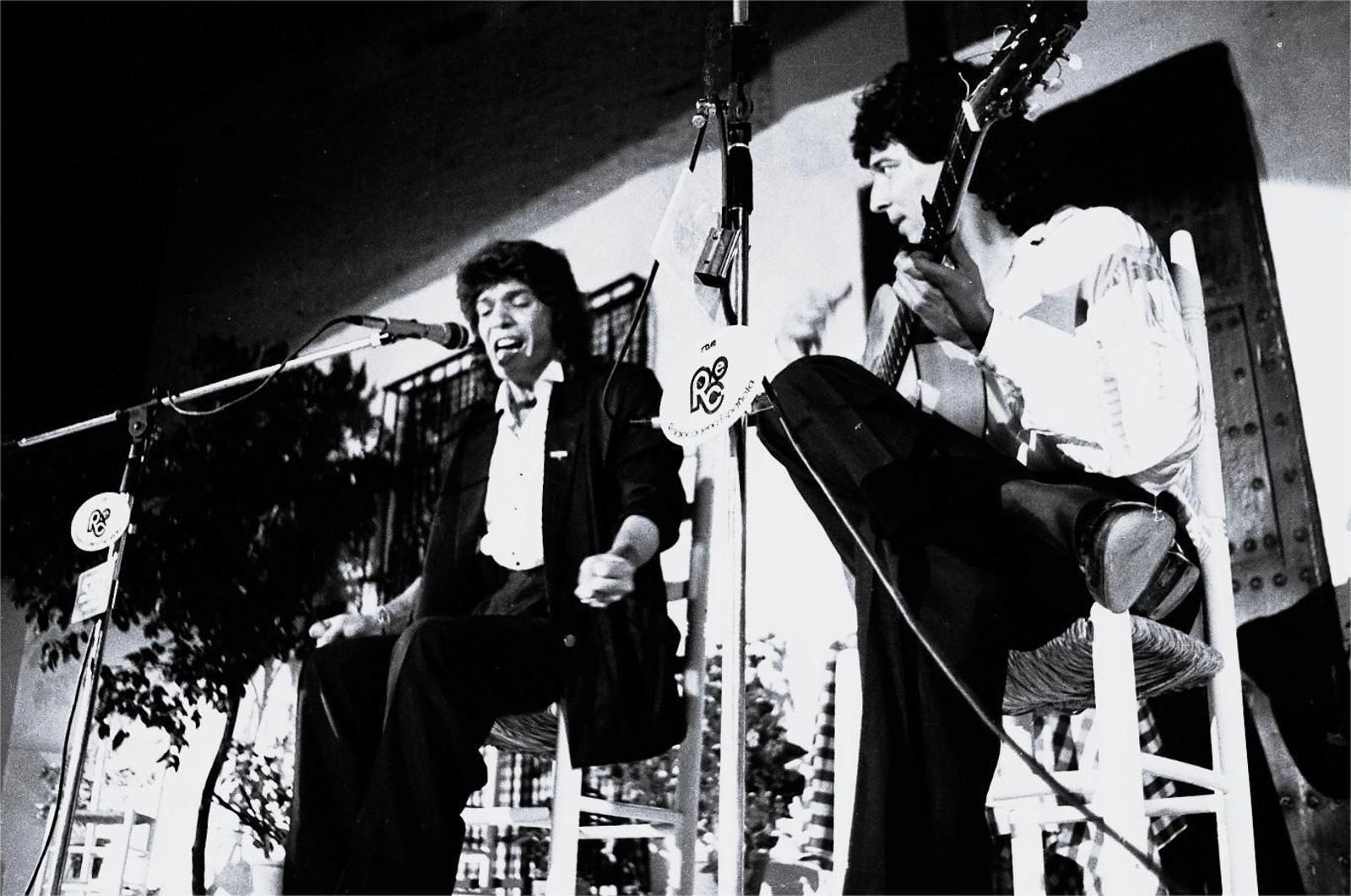 Camarón  en el festival de Ojén.