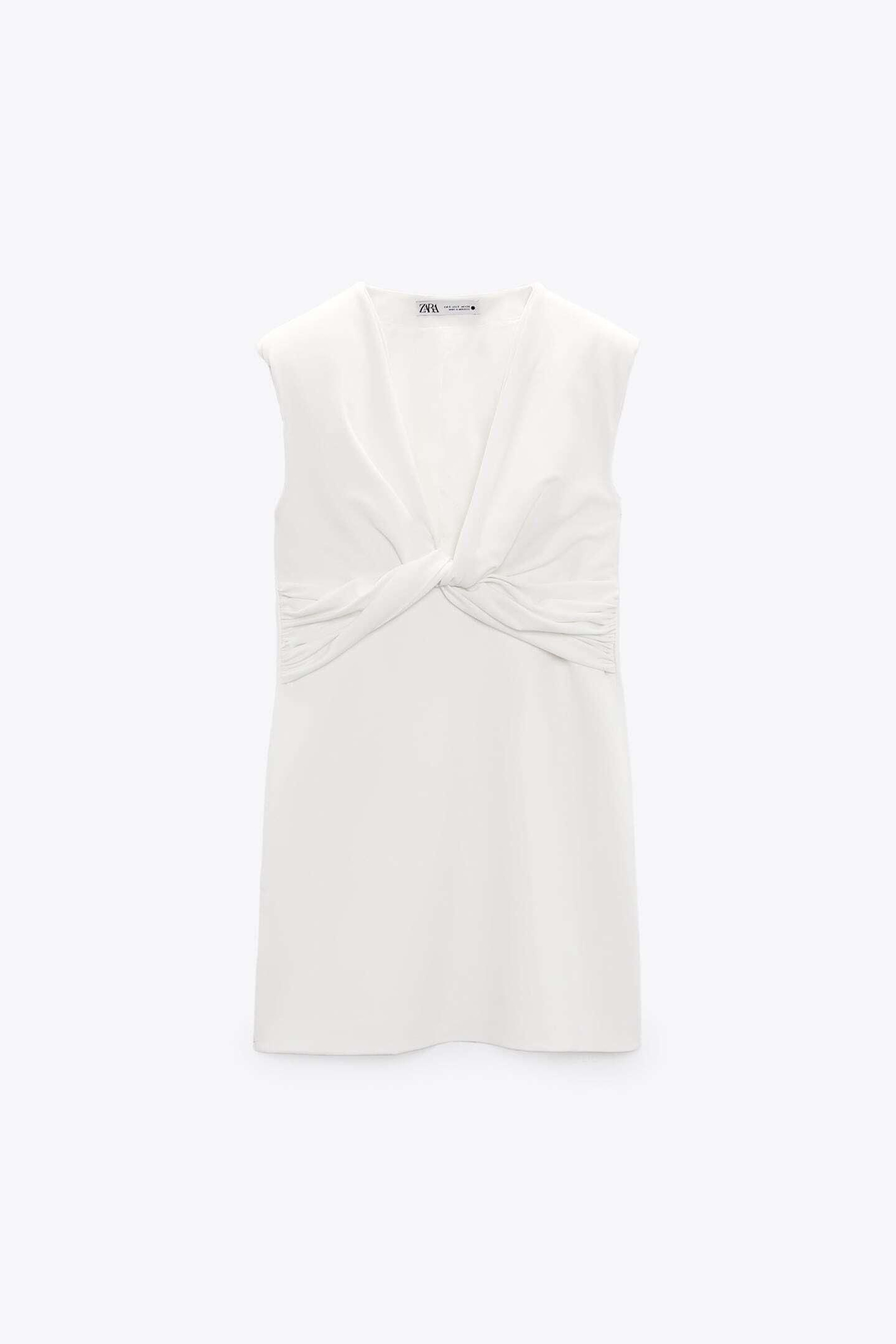 Vestido blanco de Zara. Vestido blanco de Zara.