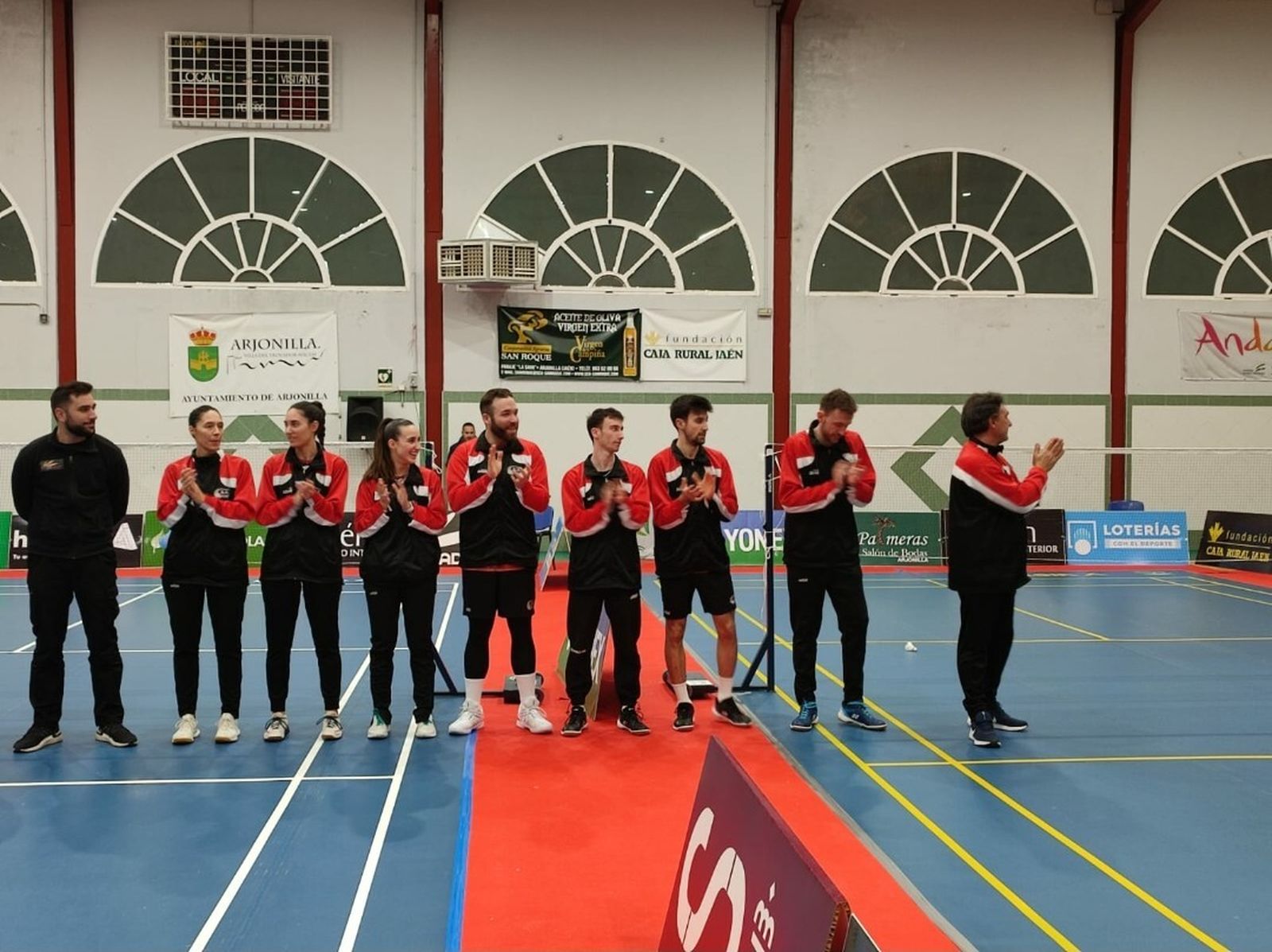 El equipo rinconero en Jaén.