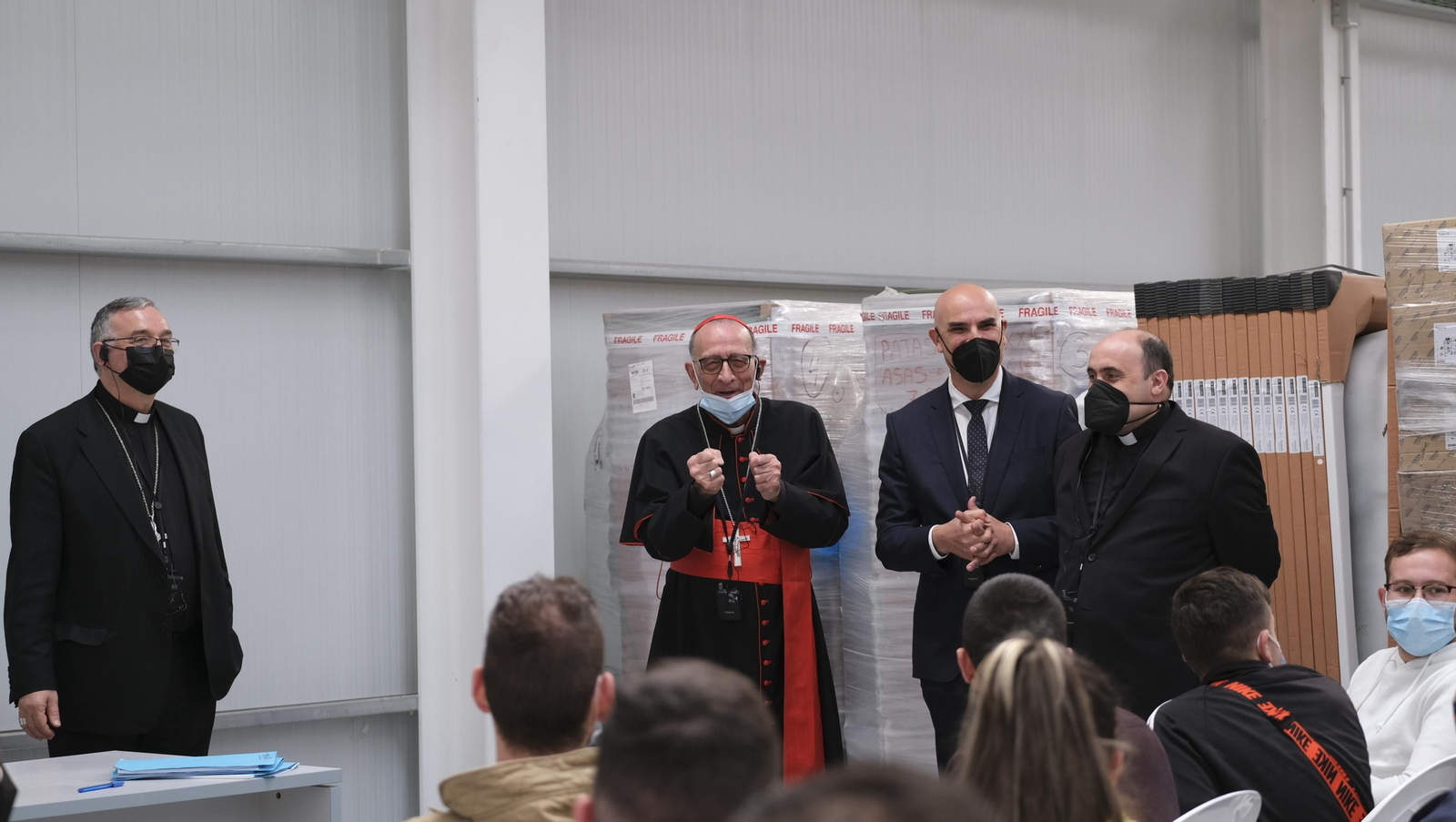 Bendición de las instalaciones de Hydrodiseño, en Huércal Overa (Almería)