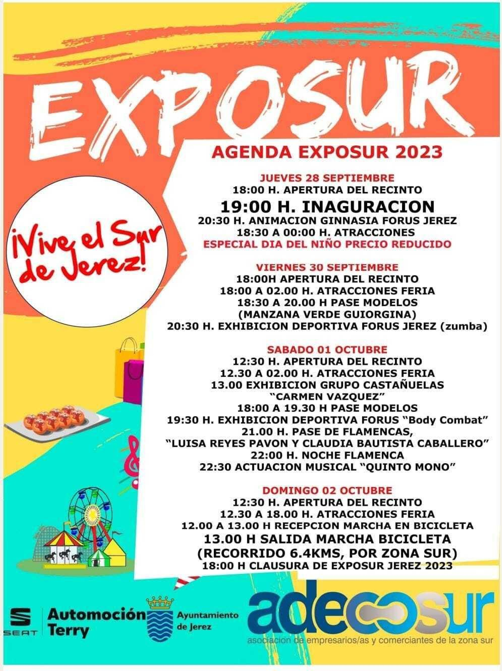 Porgramación prevista en Exposur 2023.