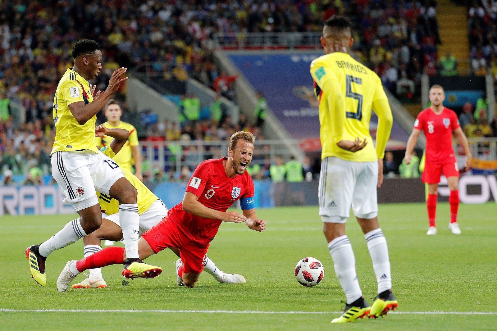 Las imágenes del Colombia-Inglaterra