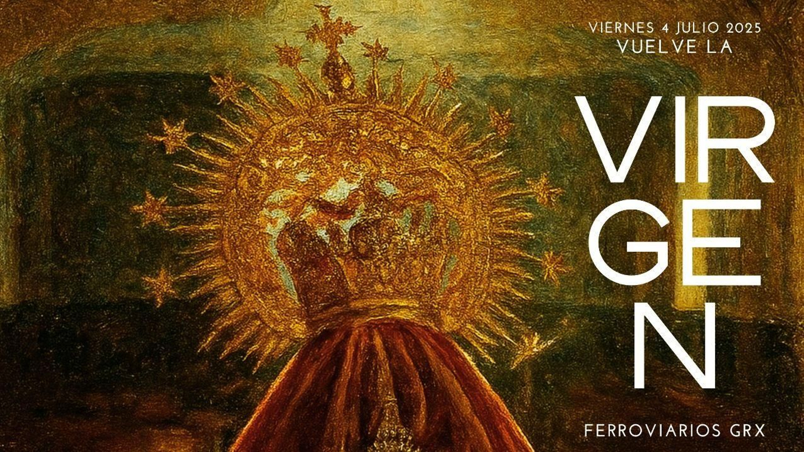 Cartel Reposición al Culto Nuestra Señora del AMor y del Trabajo 2025
