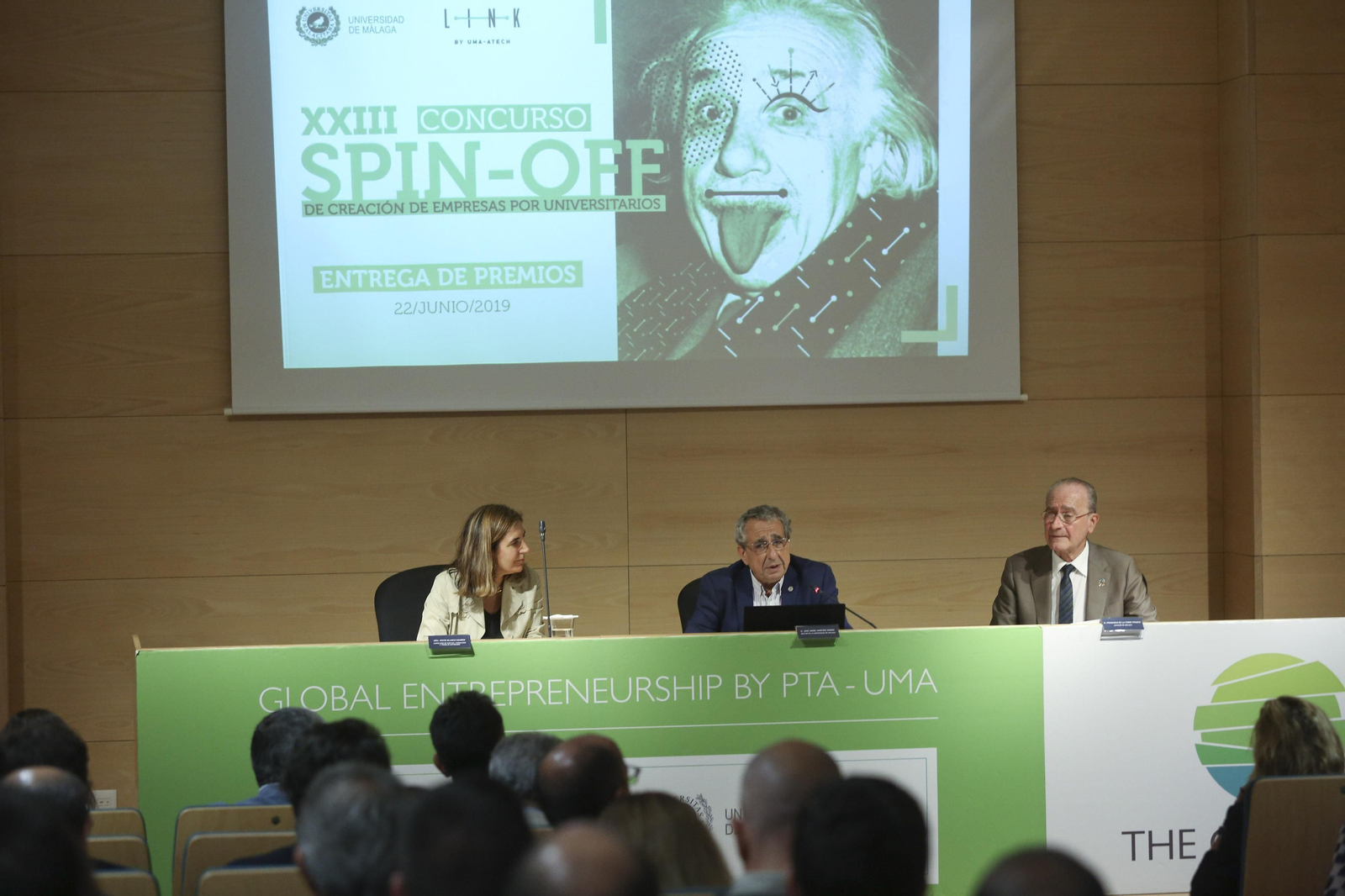 Las fotos de los premios del concurso de Spin-Off de la UMA 2019 Las fotos de los premios del concurso de Spin-Off de la UMA 2019
