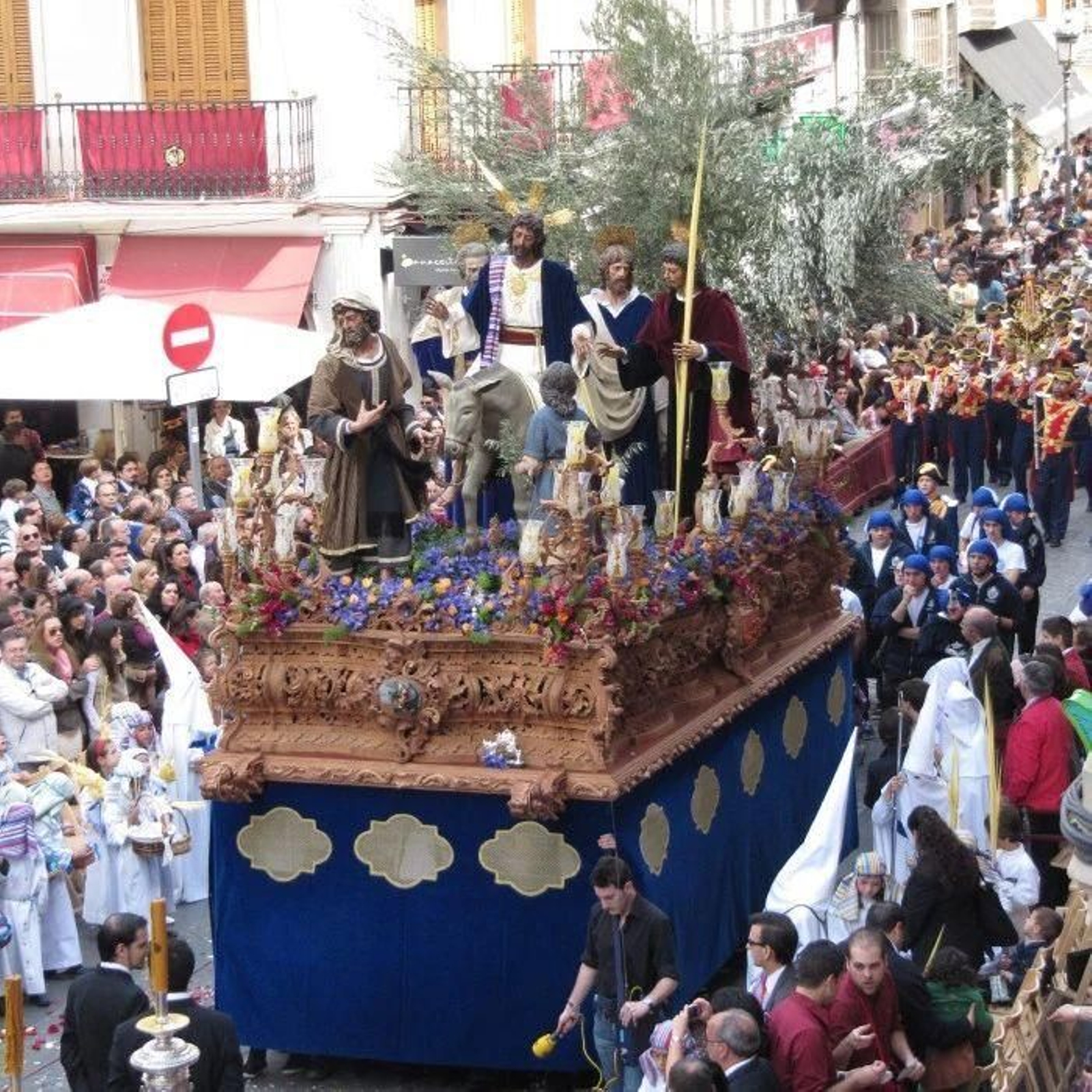 Imagen de la Borriquilla en la Carrera de Jaén.