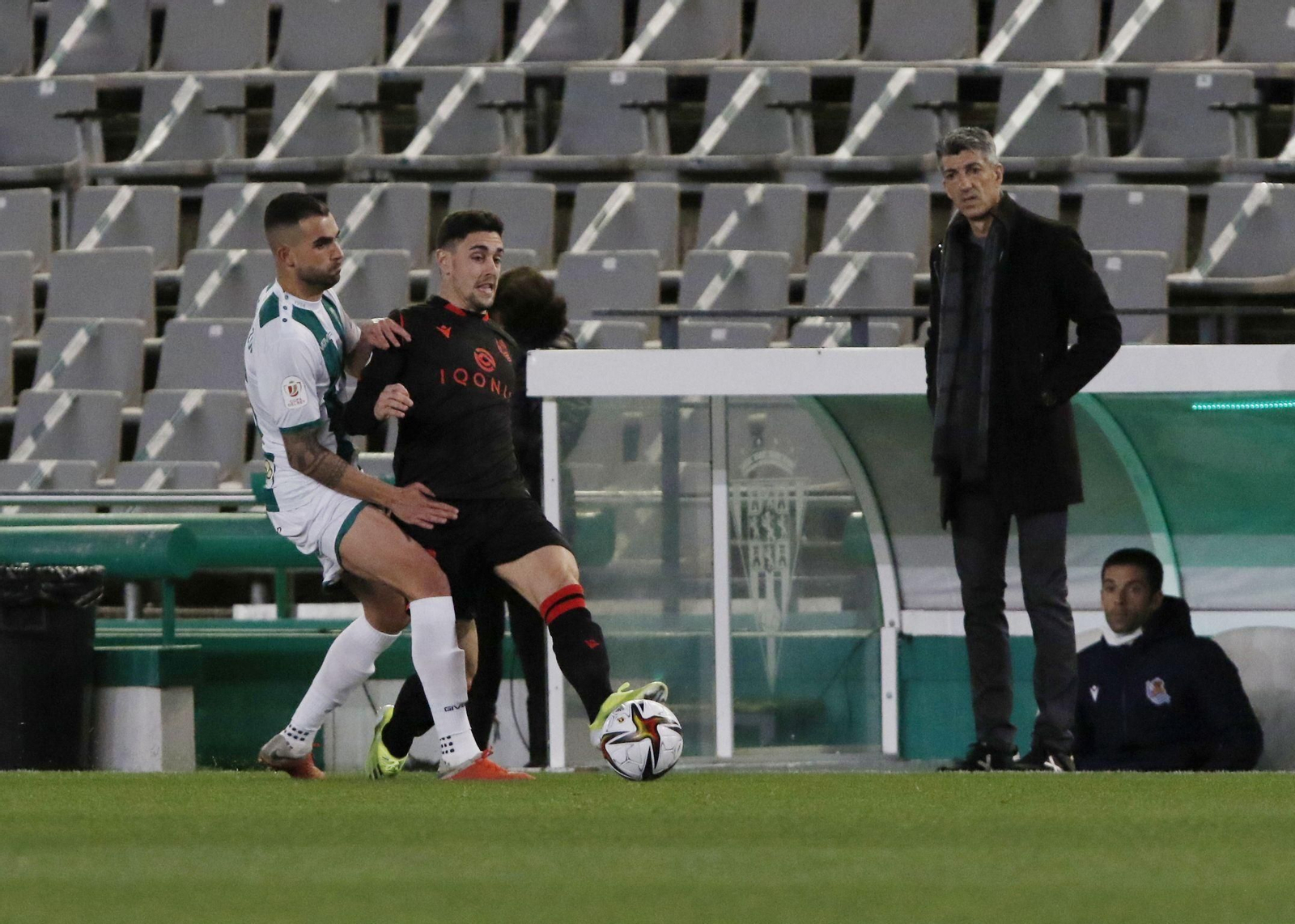 Las fotografías de la derrota del Córdoba CF ante la Real Sociedad en Copa del Rey
