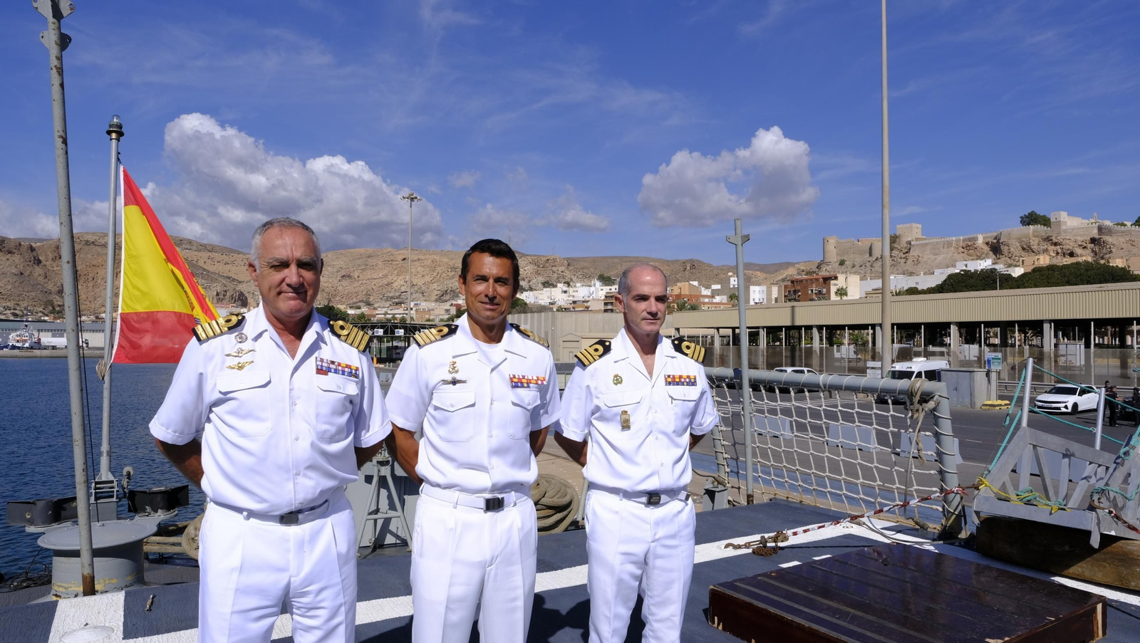 La Fragata Navarra de la Armada Española, visita Almería, en imágenes