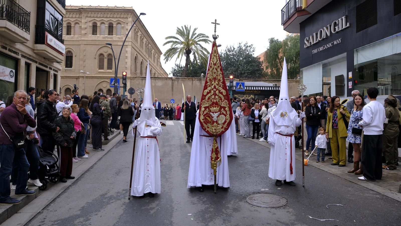 La Borriquita en la Semana Santa de Almería 2025, en imágenes