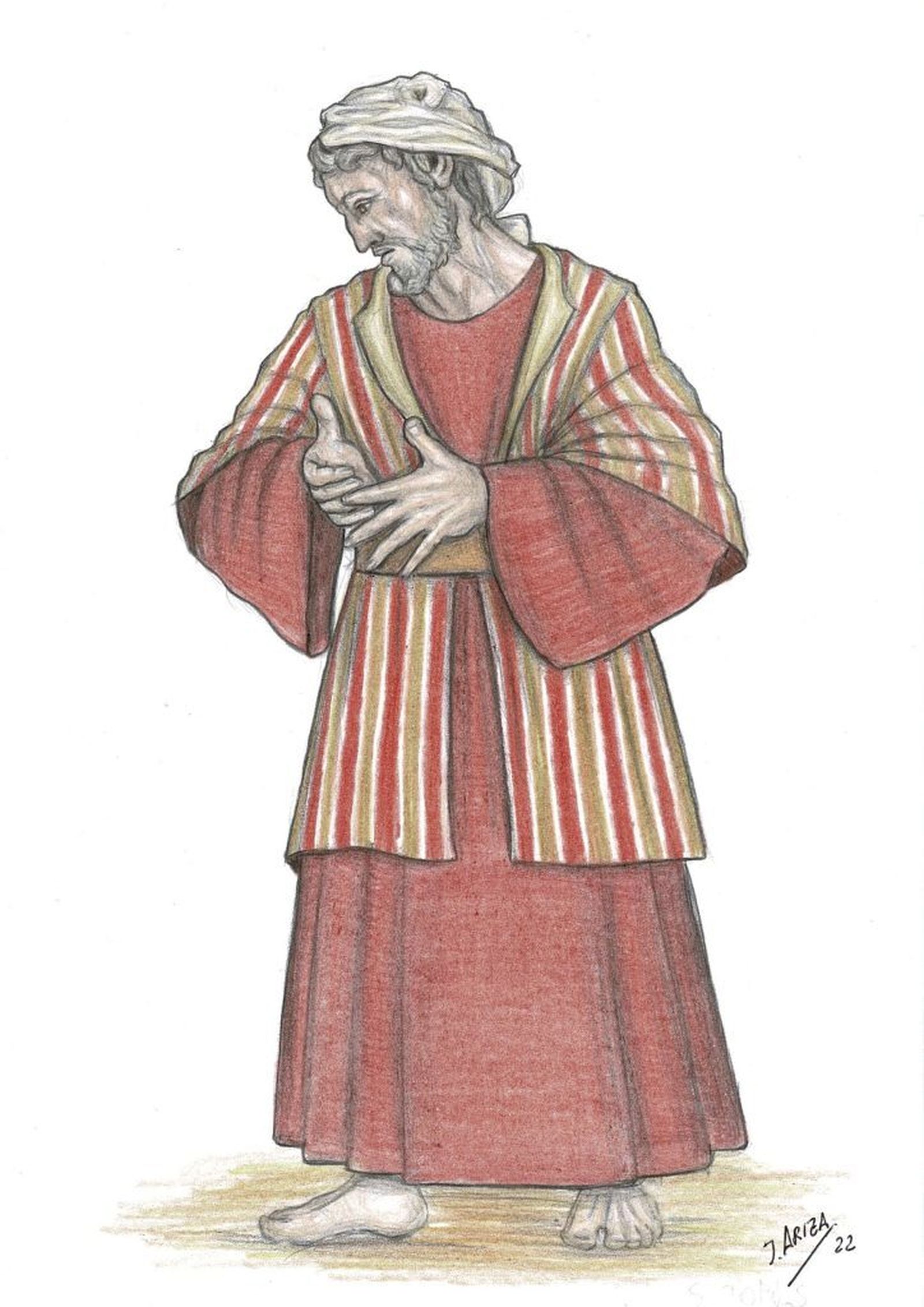 El ropaje del apóstol Tomás.