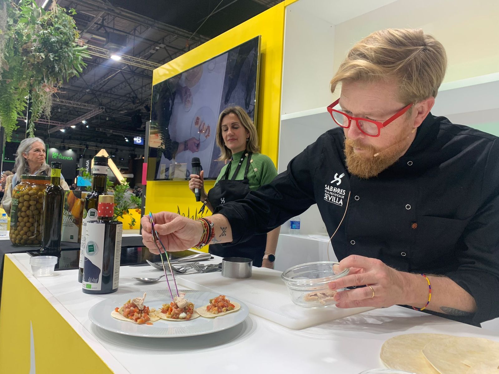 La provincia también vendió su gastronomía con un showcooking de Daniel del Toro