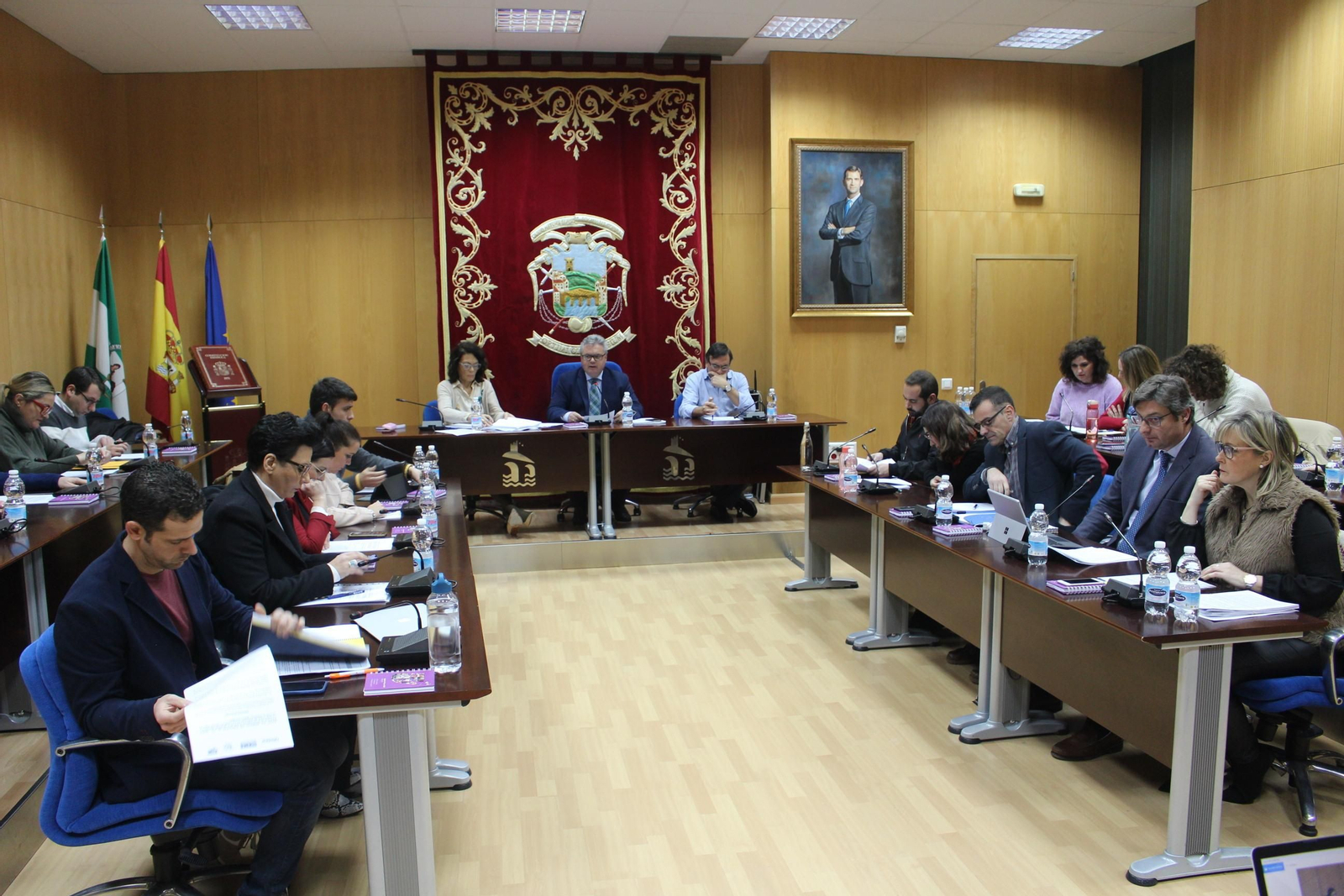 Pleno del Ayuntamiento de Puente Genil.