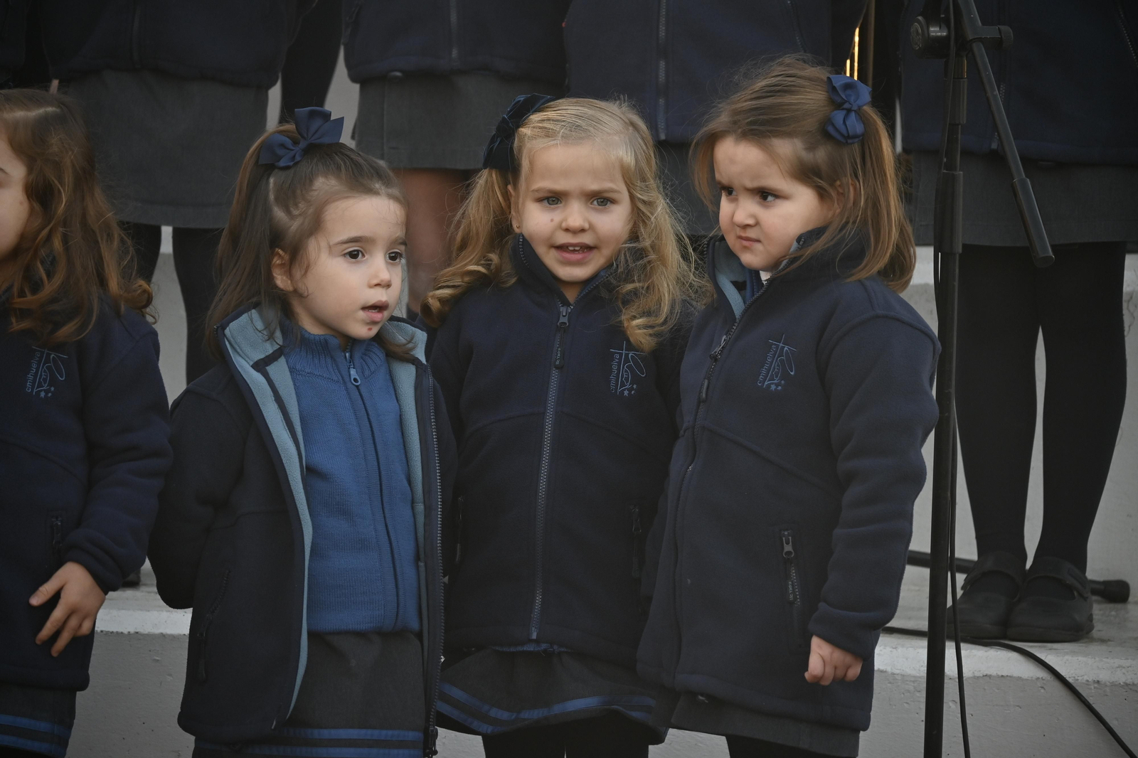 Alumbrado del Puerto de Huelva, en imágenes