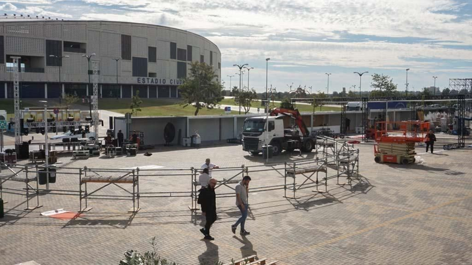 Las fotos de la Copa Davis a su llegada a Málaga