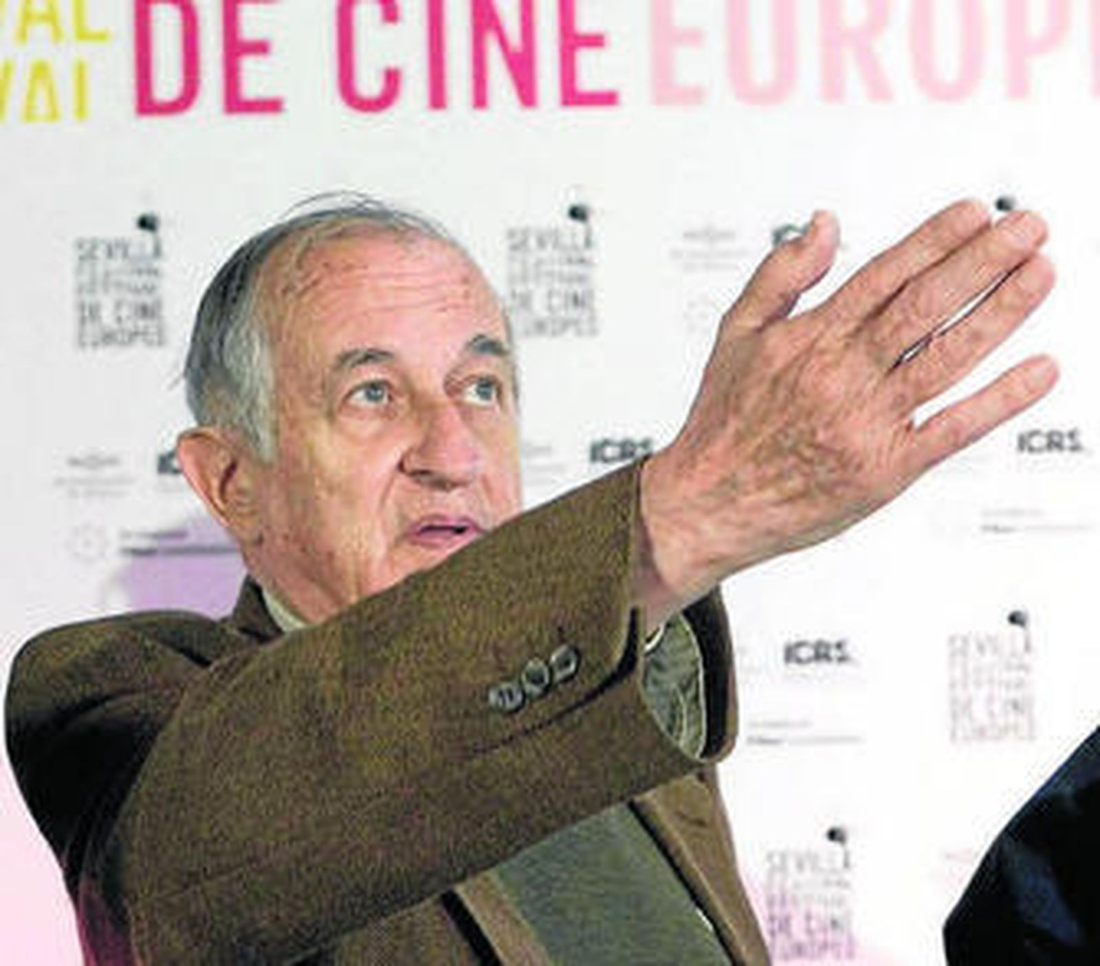 Juan Goytisolo en la presentación de El Regreso en Sevilla.