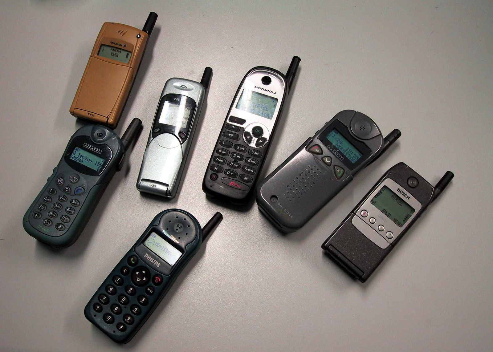 Móviles desfasados.