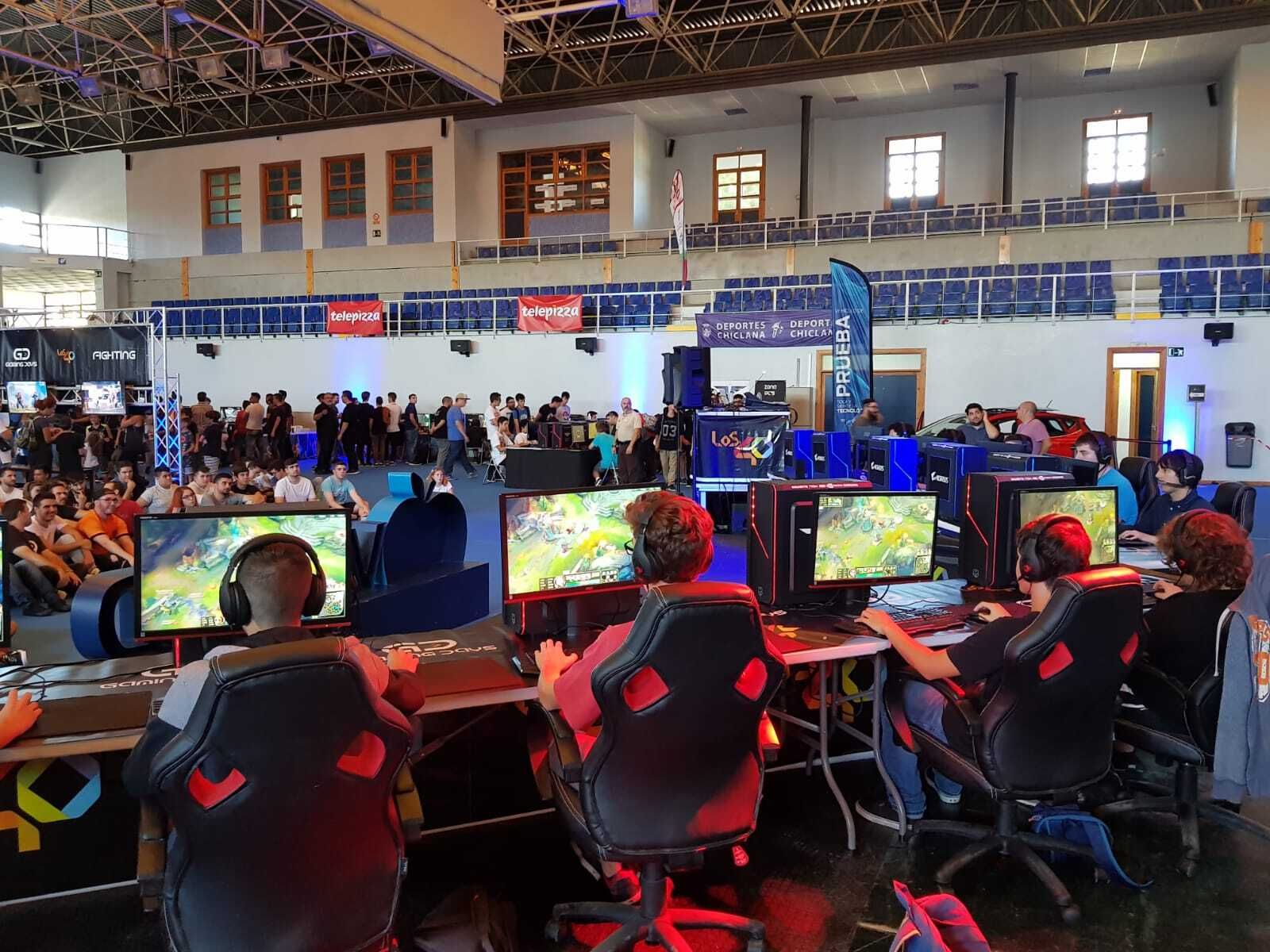 Salón del videojuego en una pasada edición de esta iniciativa en Chiclana.