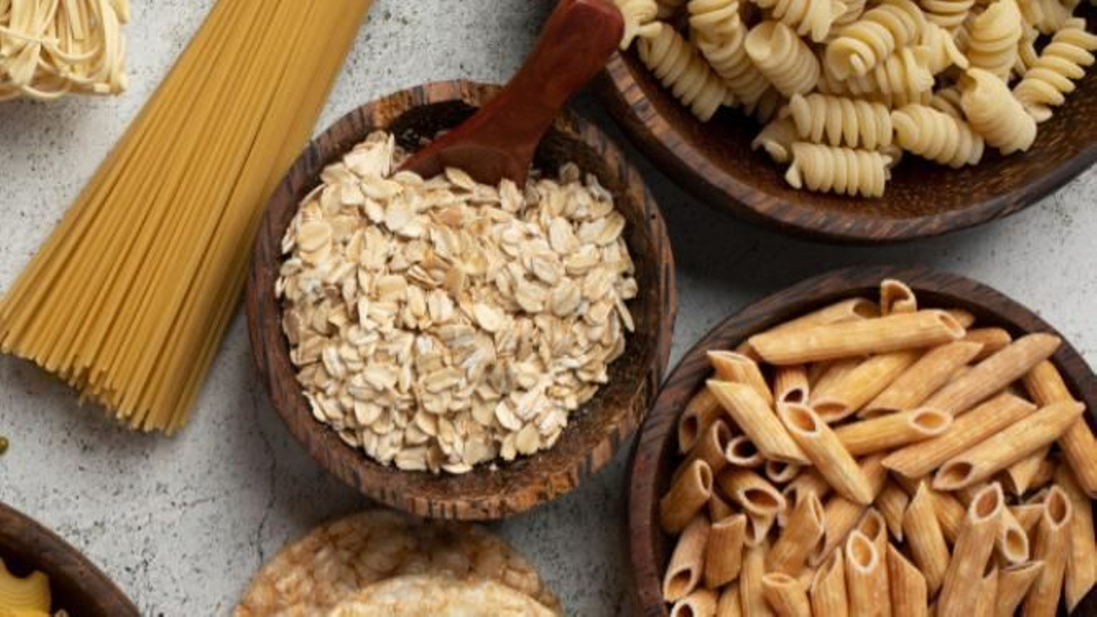 Alimentos que contienen fibra.