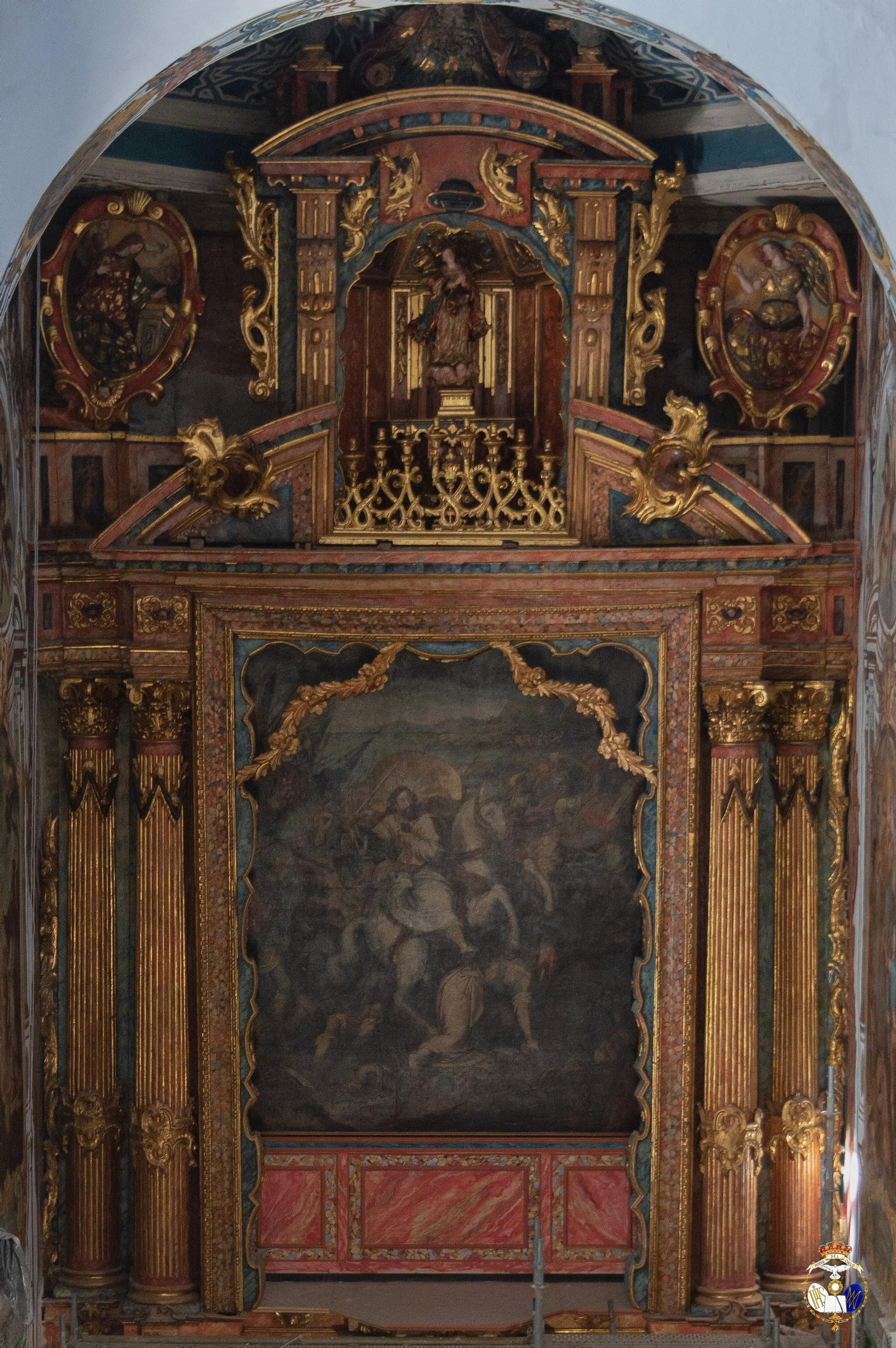 El cuadro de Mateo Pérez regresa a su emplazamiento original