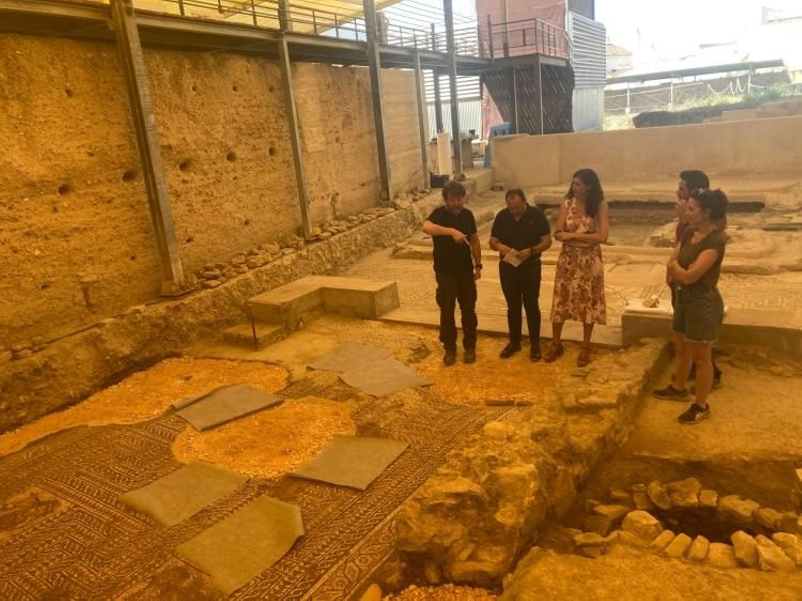 Otro de los mosaicos hallados recientemente en Écija