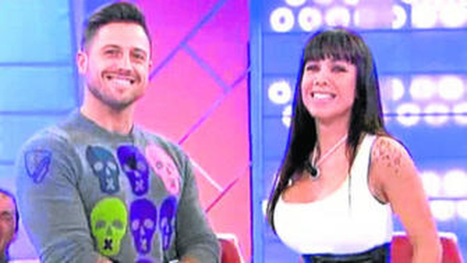 Pascual, junto a su pretendienta Tamara.