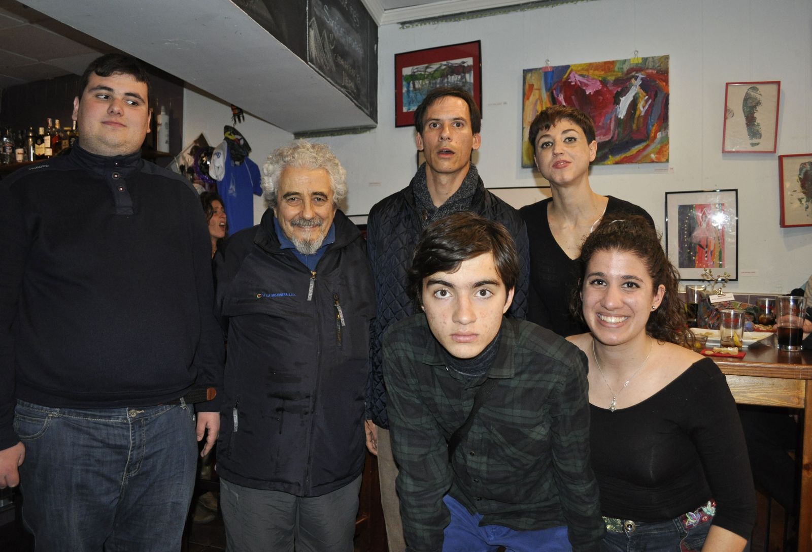 El talento ya cuelga de las paredes del restaurante.