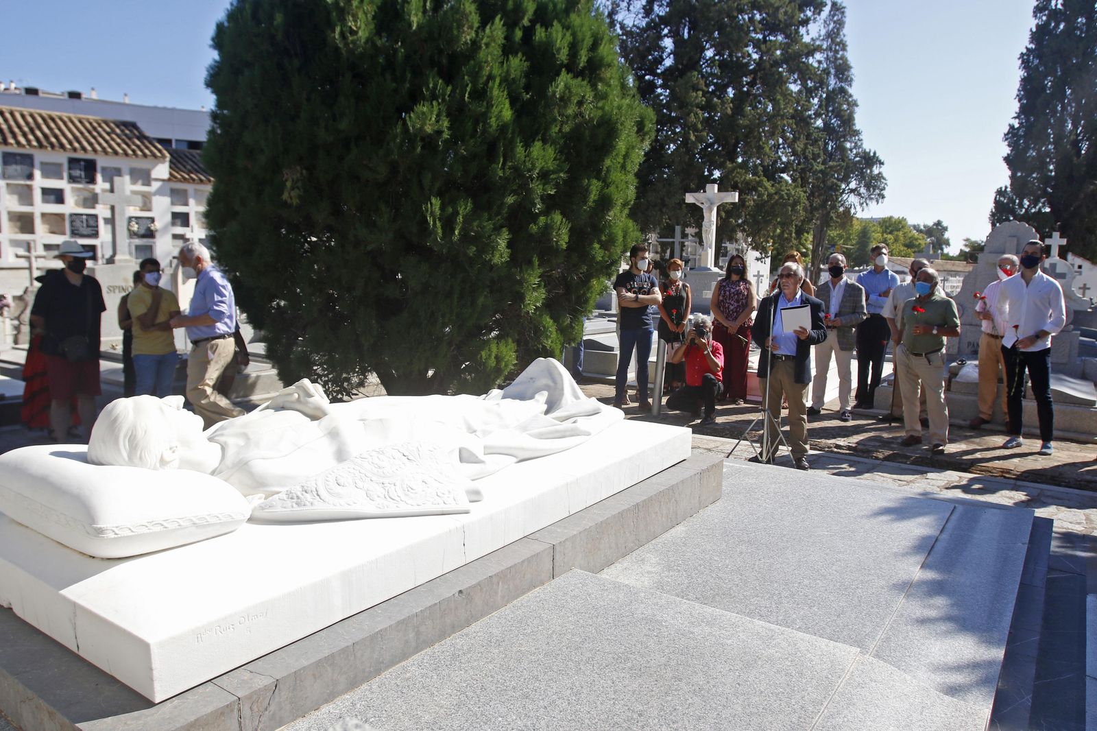 Las fotos de la ofrenda floral a Manolete