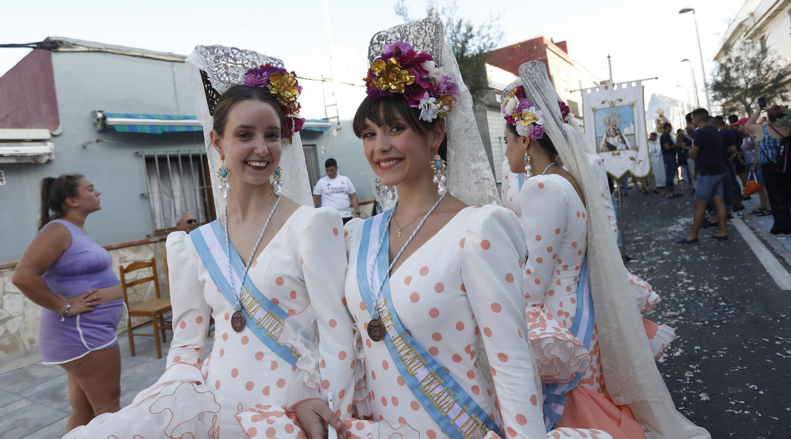 Procesión de la Virgen del Carmen de la iglesia de la Atunara en La Línea