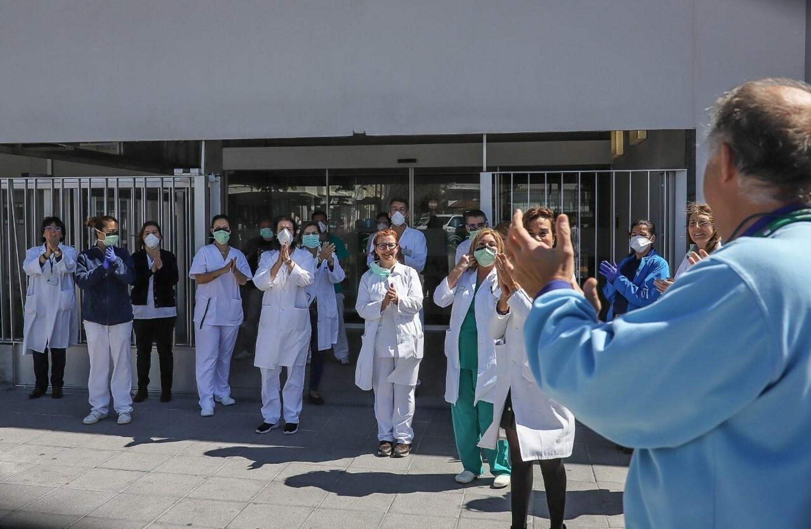 Homenaje de los Sanitarios del Centro de Salud de la Milagrosa a la ciudad de Jerez