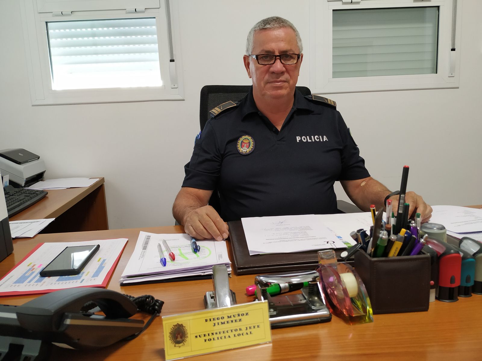 La trayectoria del jefe de Policía Local de Huércal será reconocida en la carrera popular