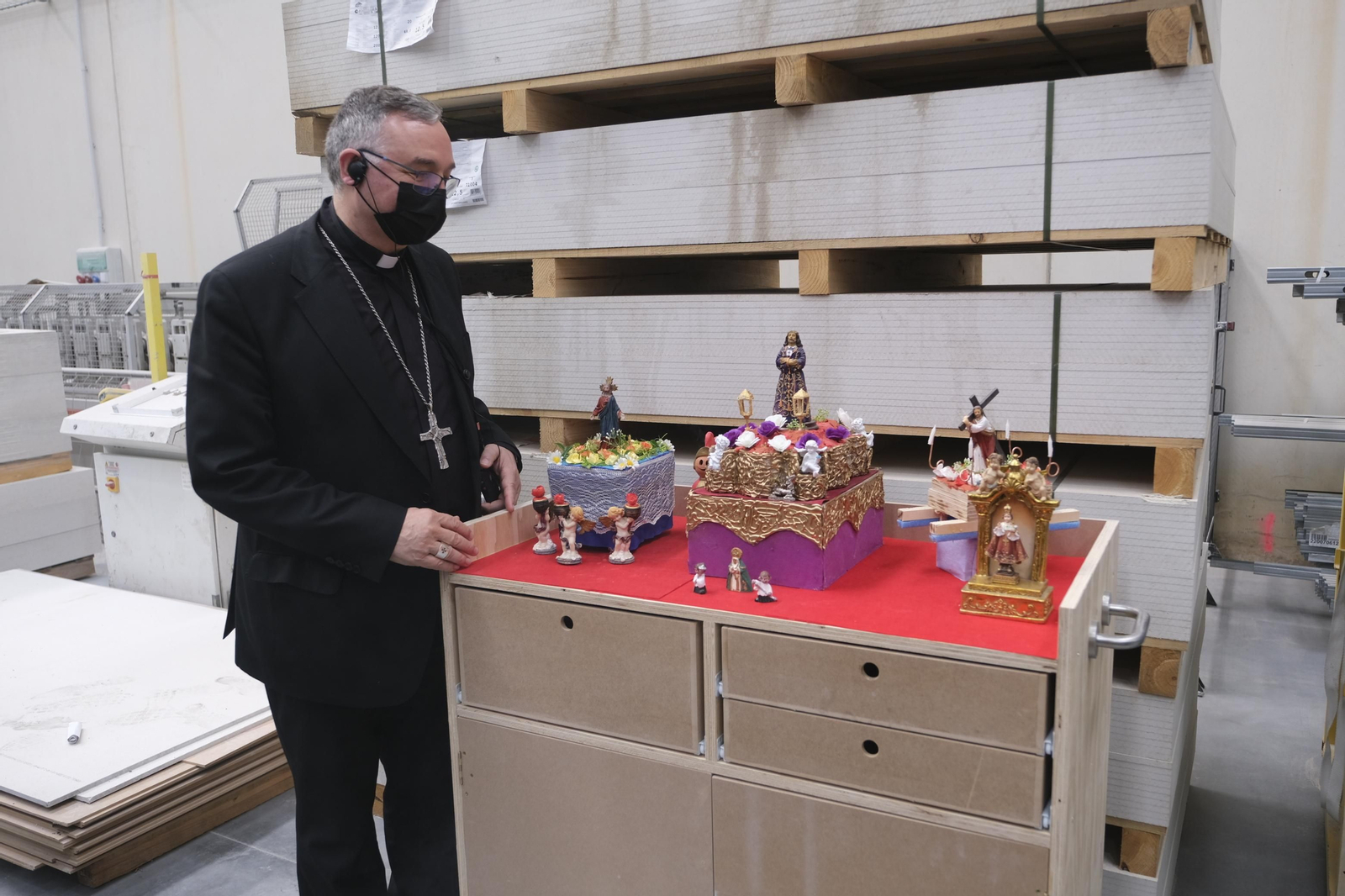 Bendición de las instalaciones de Hydrodiseño, en Huércal Overa (Almería)