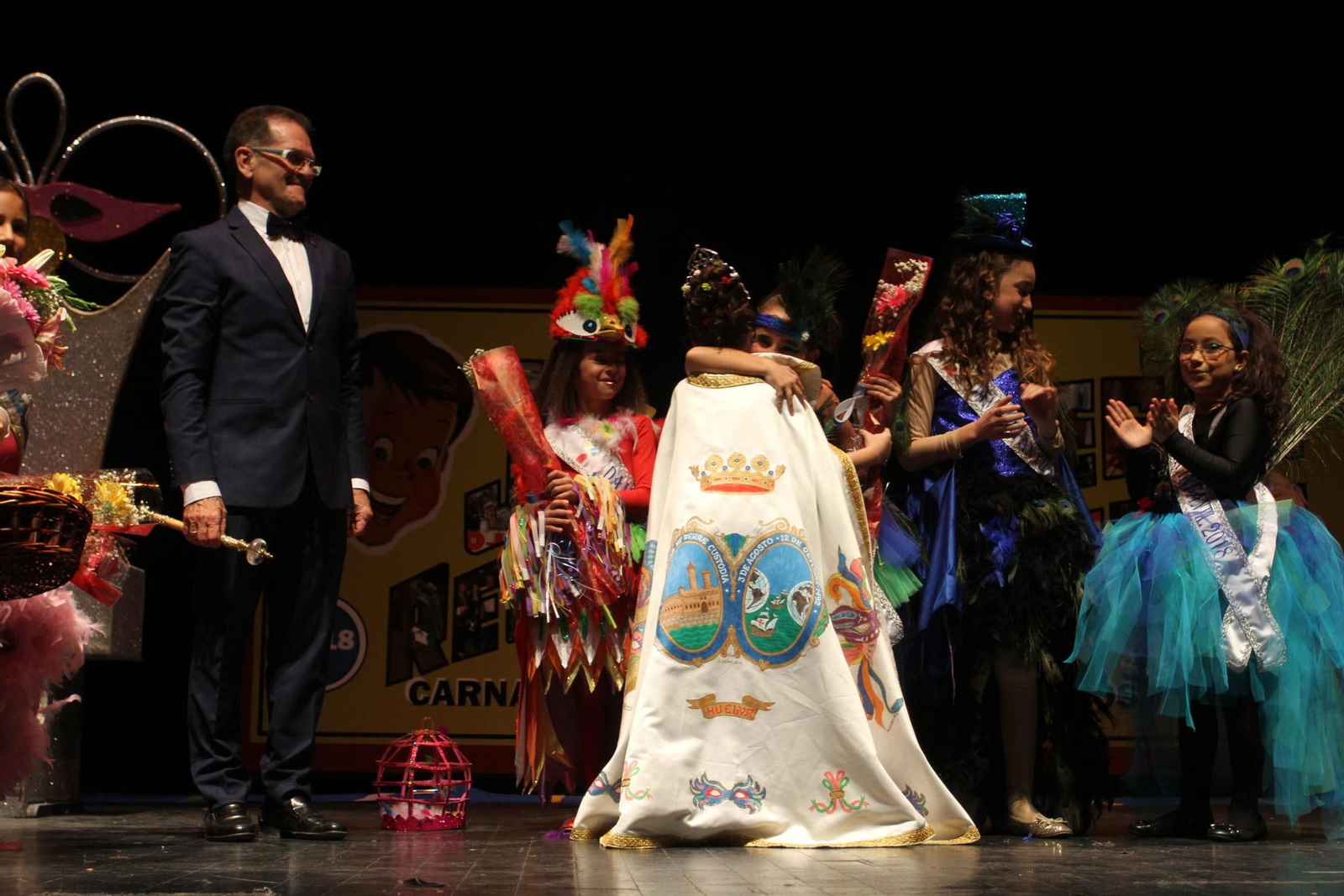 Gala de la coronación de  la choquera mayor e infantil del Carnaval Colombino 2018
