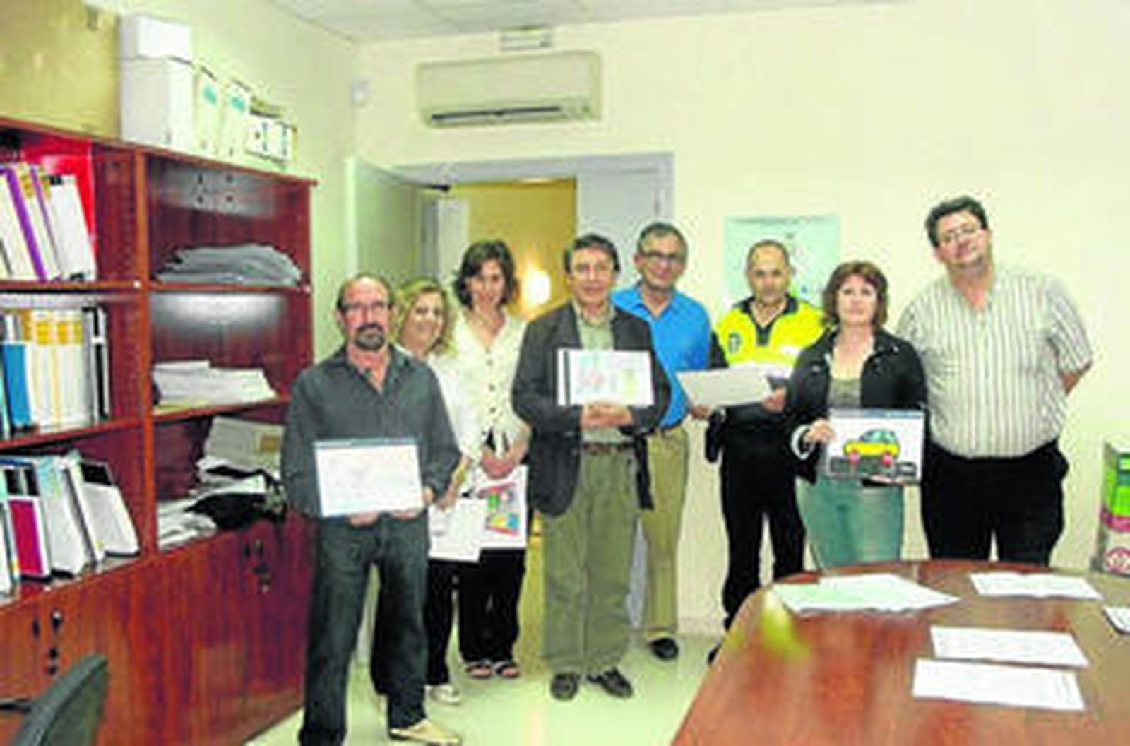 Los miembros del Jurado durante el fallo de los concursos.