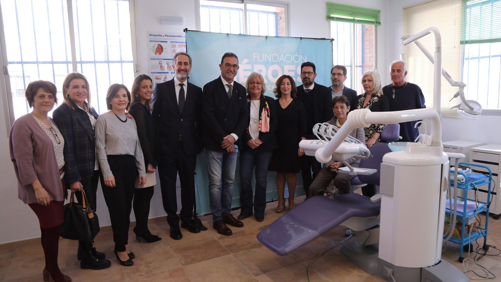 Inauguración de la consulta dental solidaria en Málaga.
