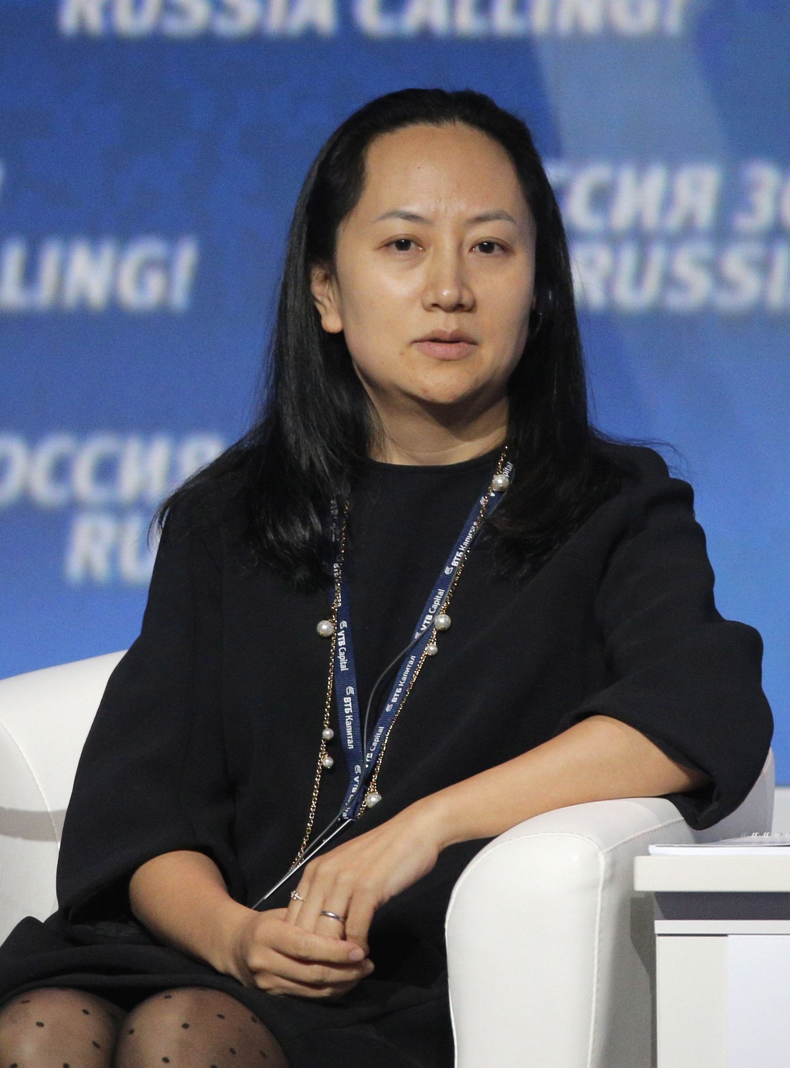 Meng Wanzhou, directora financiera de Huawei.