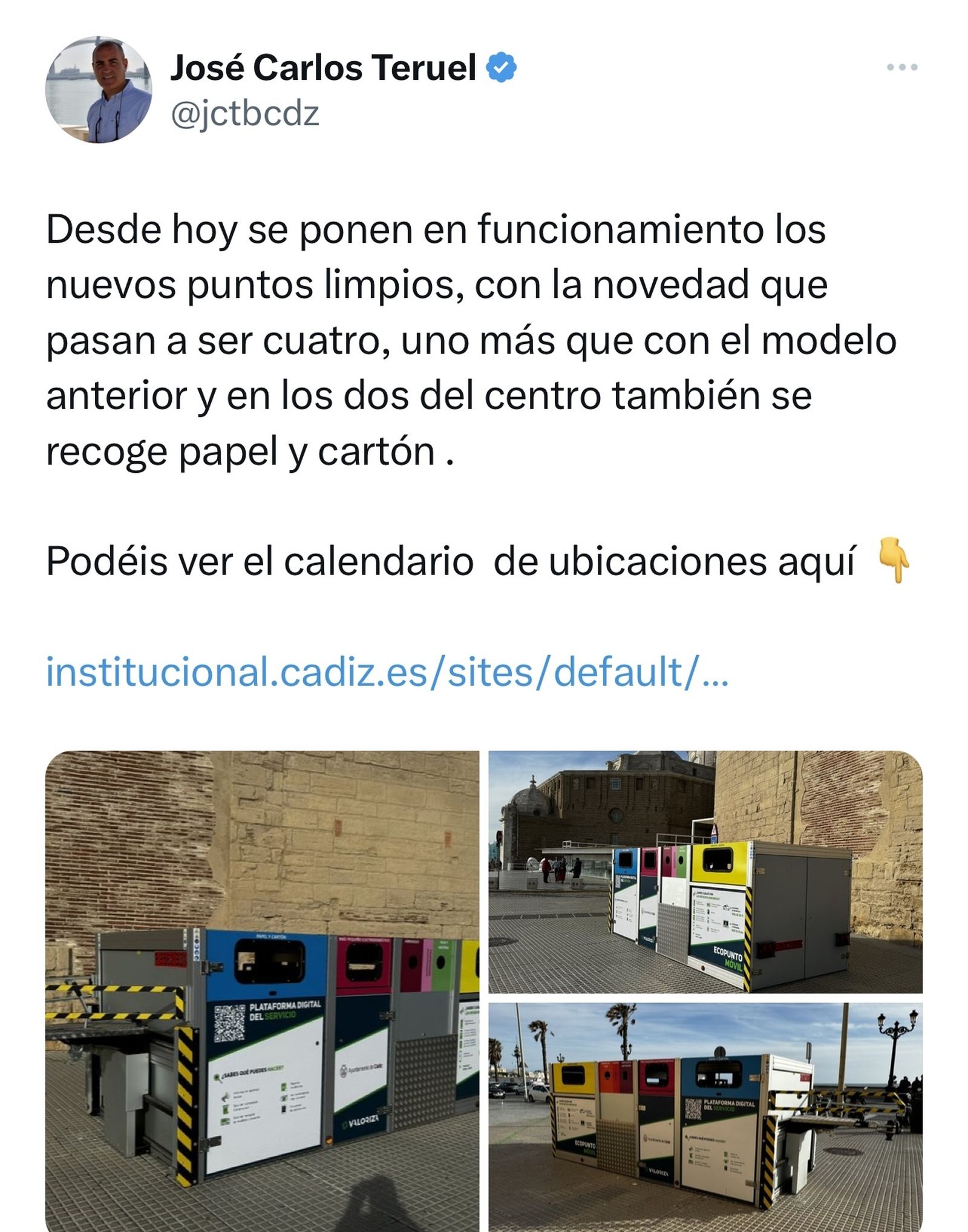 Terelu anuncia en sus propias redes las actuaciones municipales