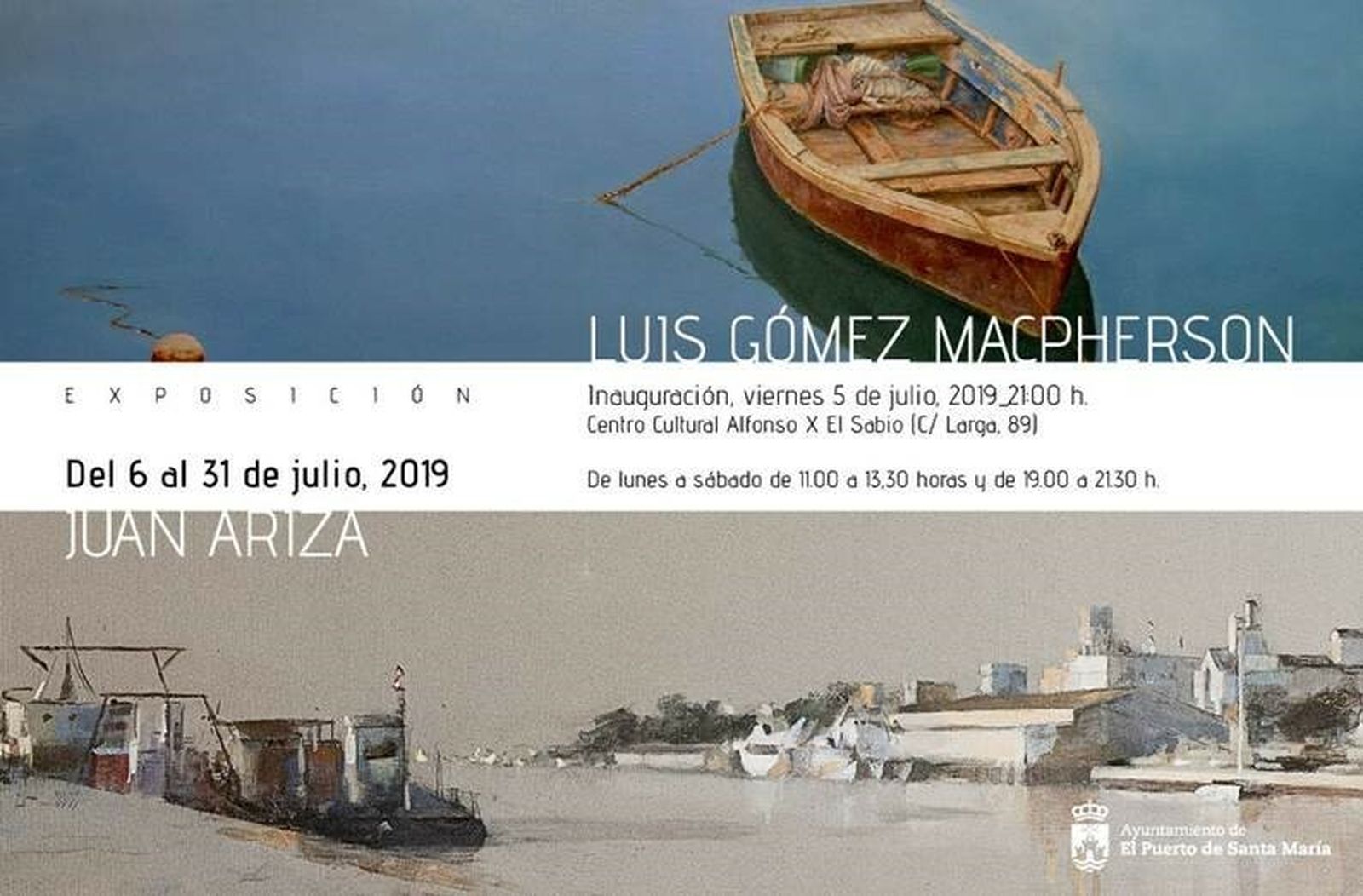 Esta noche se inaugura la muestra de Luis Gómez Macpherson y Juan Ariza en el Alfonso X.