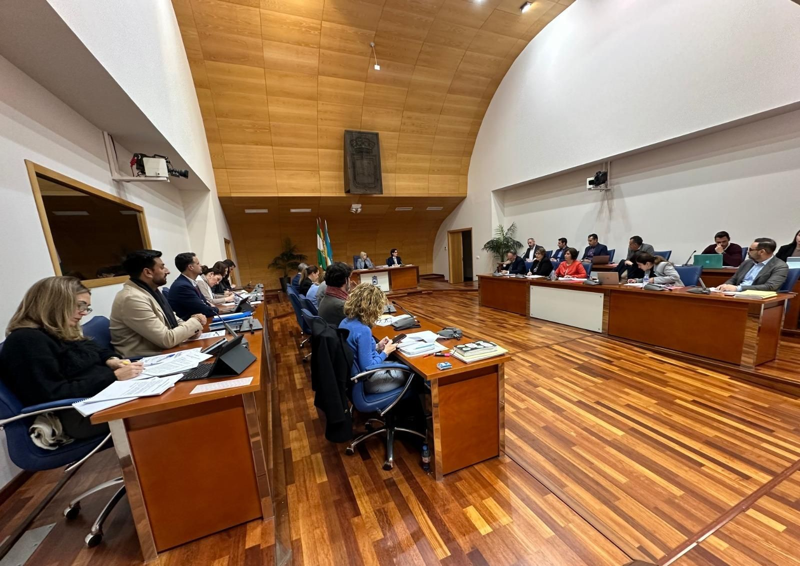 Un momento del Pleno ordinario celebrado este miércoles. Un momento del Pleno ordinario celebrado este miércoles.