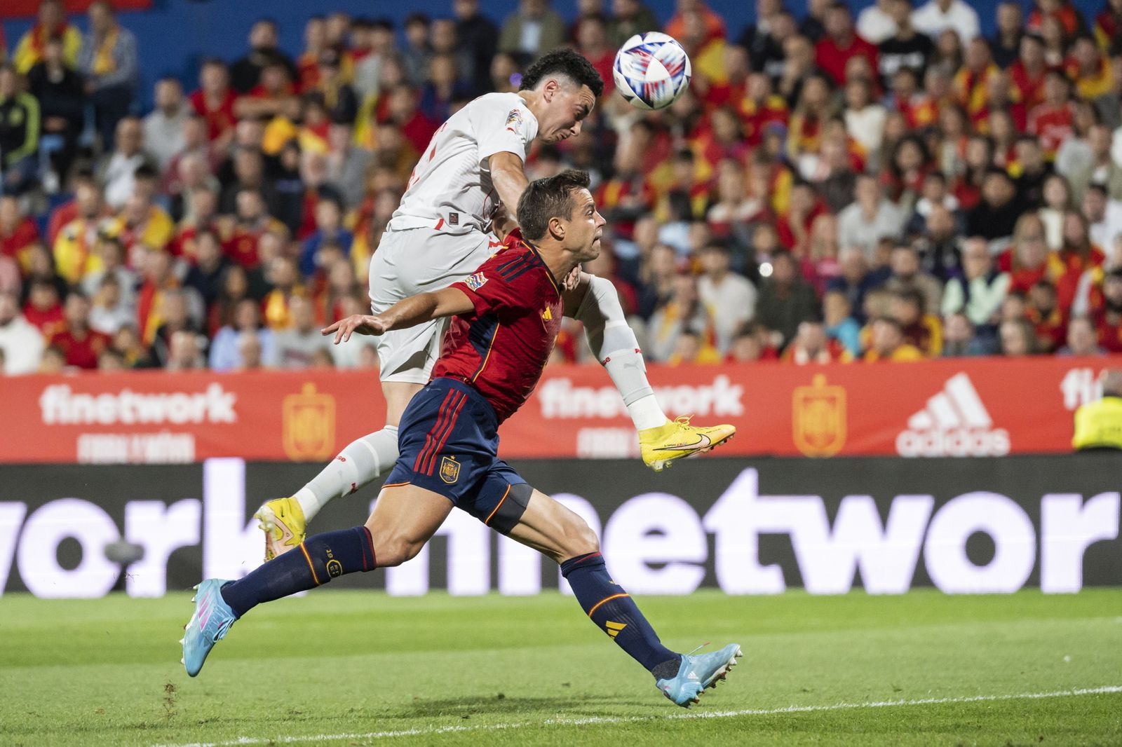 Las imágenes del España-Suiza