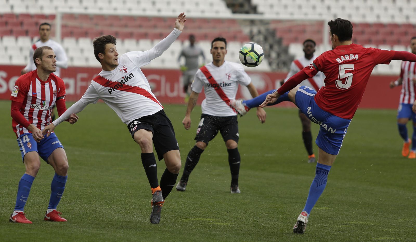 Las imágenes del Sevilla Atlético-Sporting