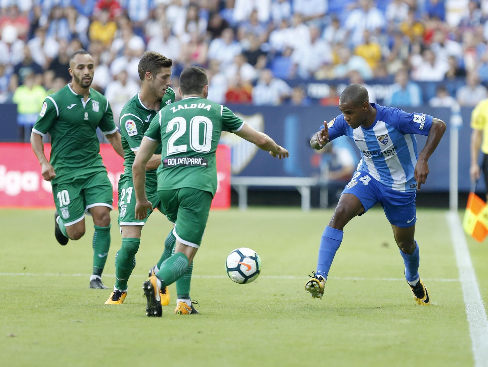 Diego Rolan, en el partido ante el Leganés.