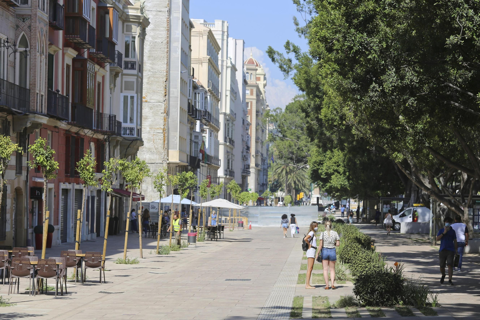 Las fotos de la Alameda Principal de Málaga Las fotos de la Alameda Principal de Málaga