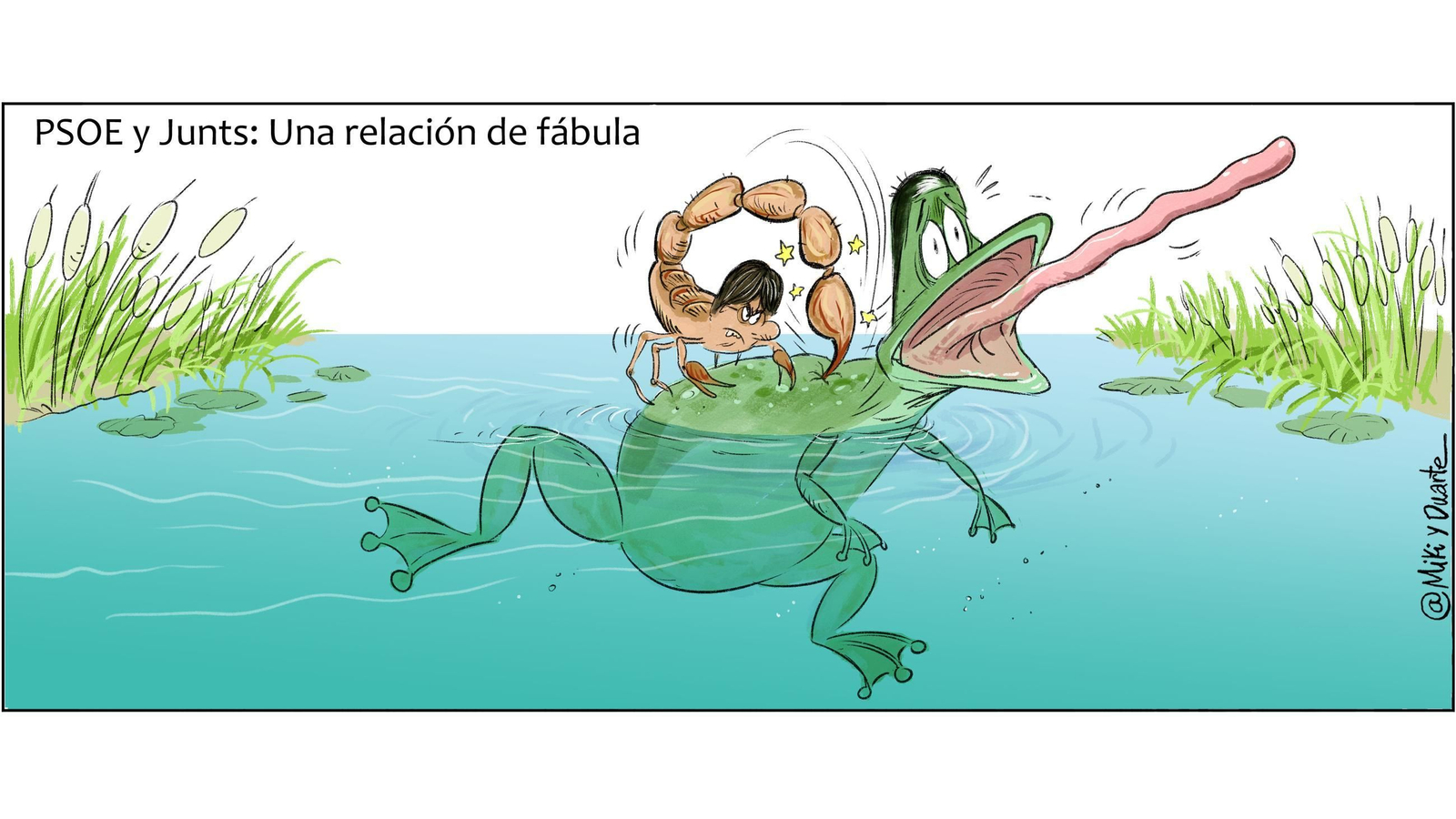La rana y el escorpión