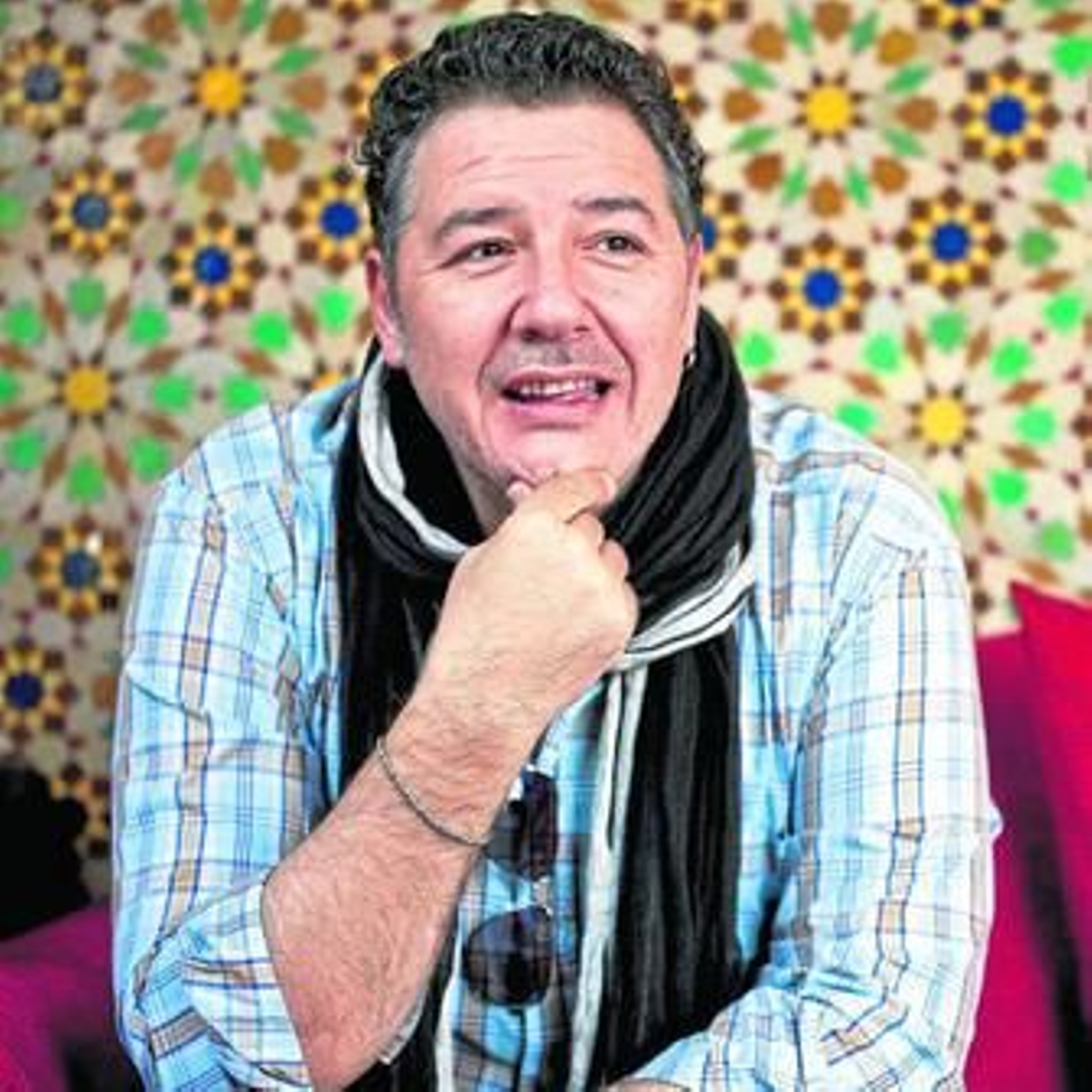 Carlos Goñi, durante su estancia en Marrakech cuando comenzó a grabar el nuevo disco.