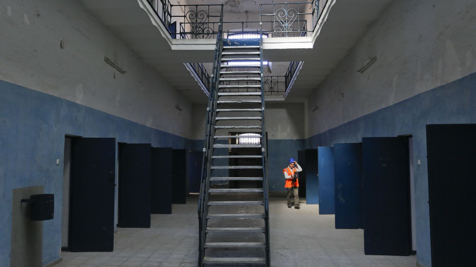 Zona para reclusos de la antigua cárcel provincial.